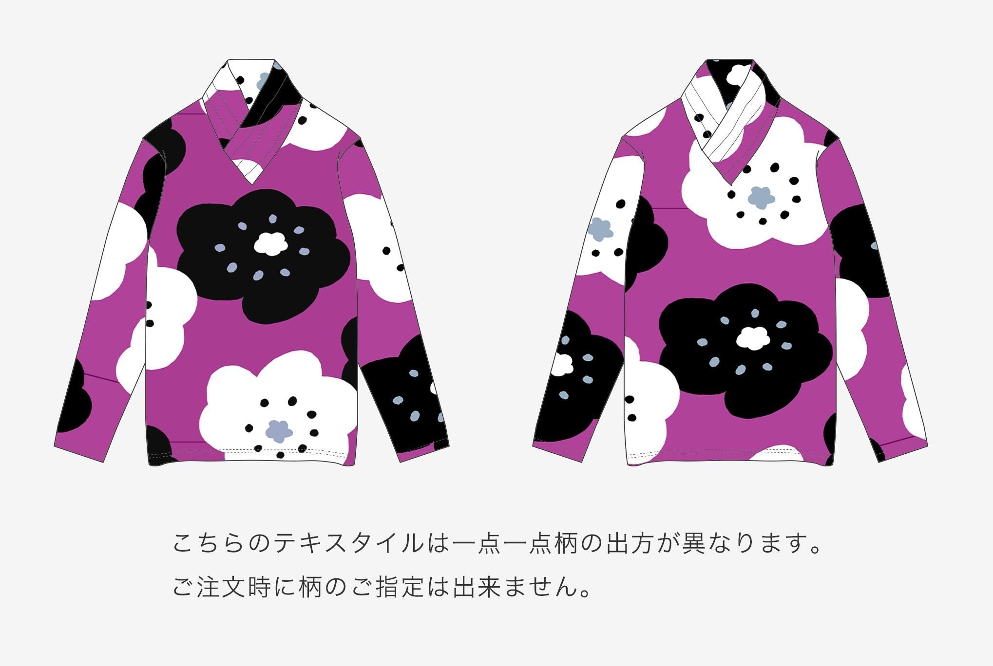 高領上衣／微笑 京紫色