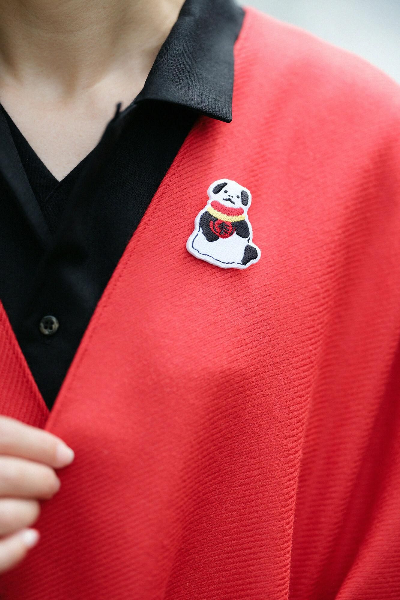 刺繍飾り（ししゅうかざり）／土人形（つちにんぎょう） 犬