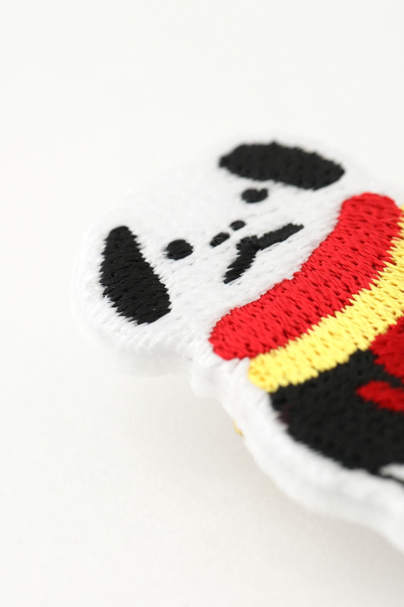 刺繍飾り（ししゅうかざり）／土人形（つちにんぎょう） 犬