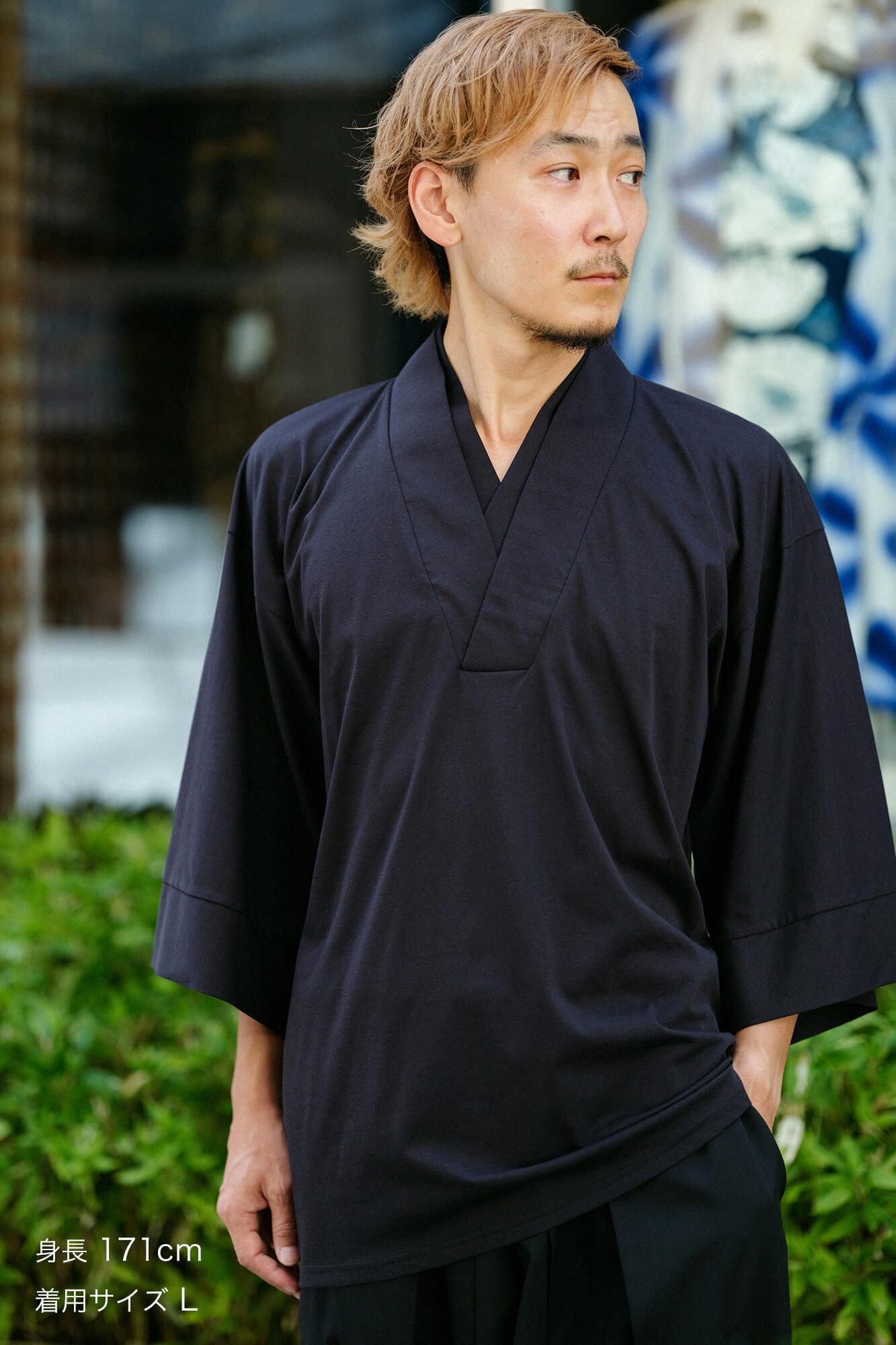 110双 超長綿（ちょうちょうめん） 半衿風靡（はんえりふうび）／濡羽色（ぬればいろ）