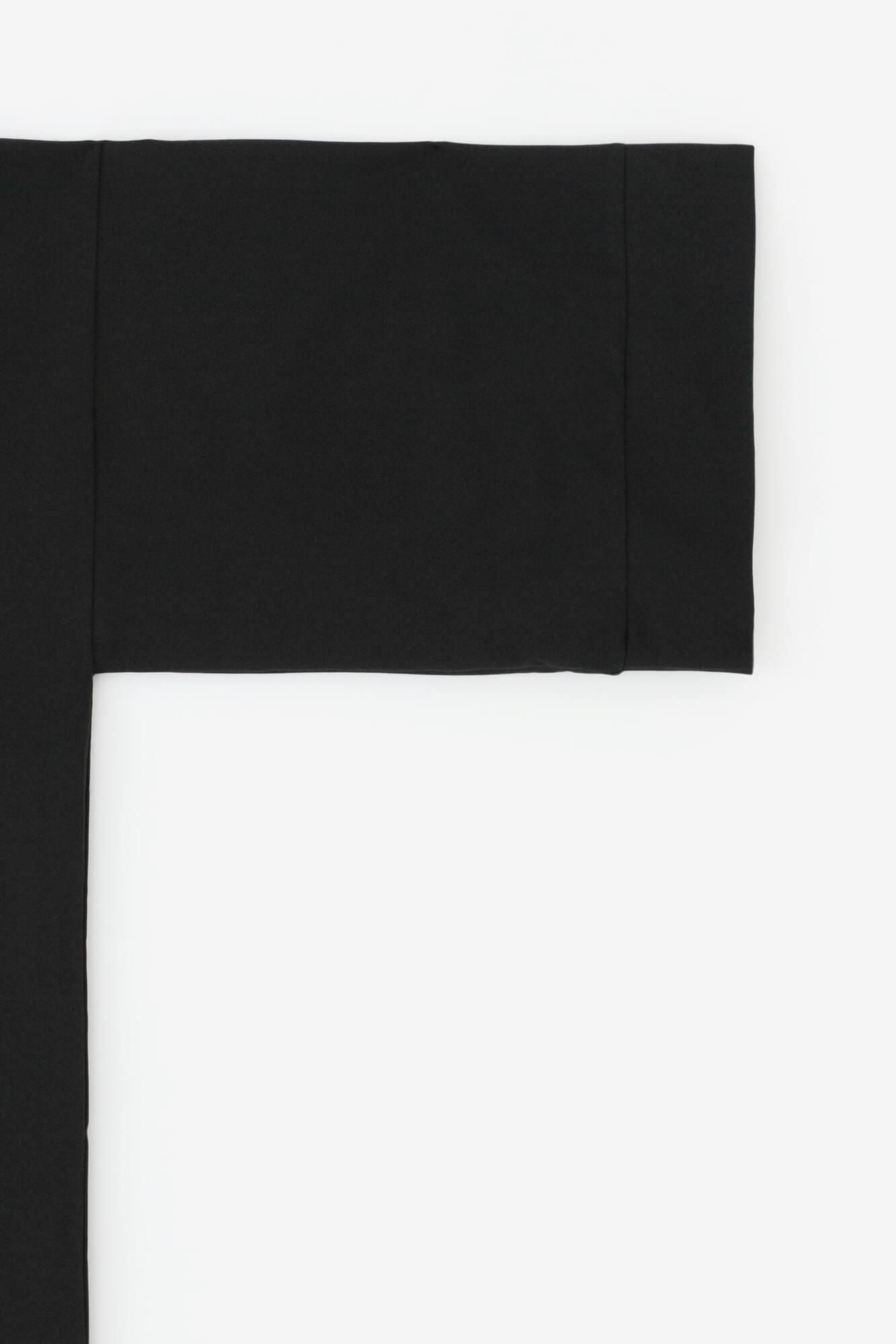 110双 超長綿（ちょうちょうめん） 半衿風靡（はんえりふうび）／濡羽色（ぬればいろ）