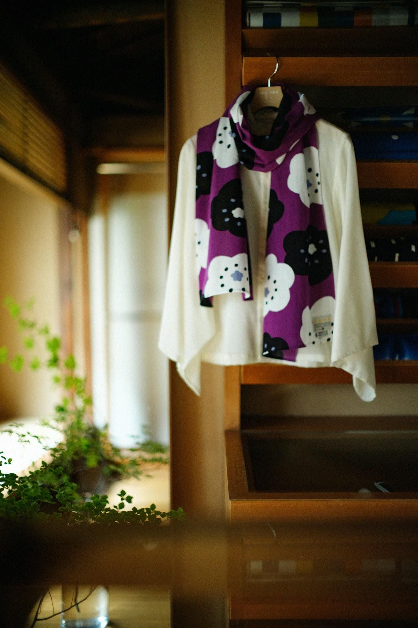 ISE棉花，领口/微笑，京都紫色