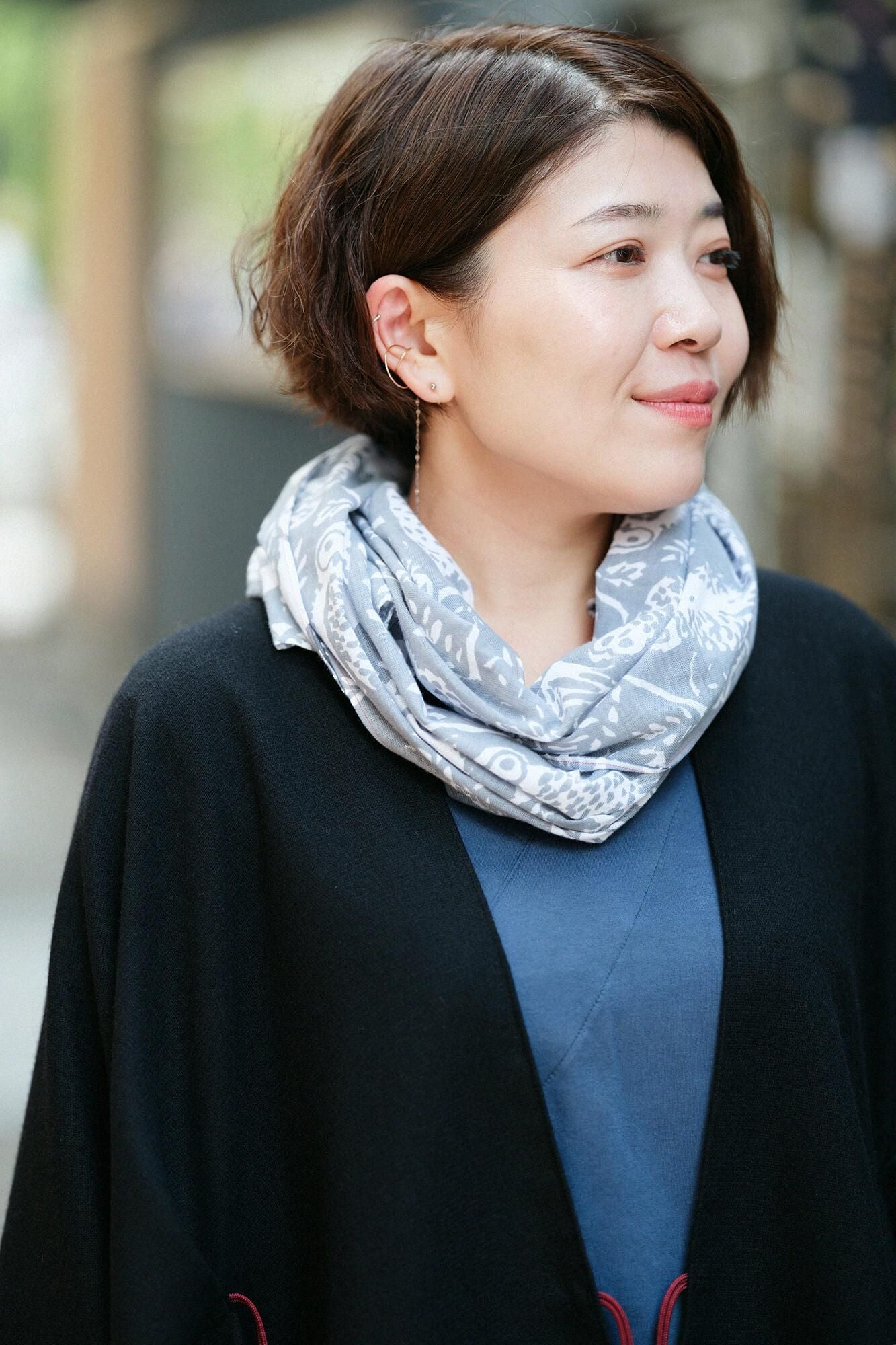 Isemomen Cotton Scarf / Life in the Forest