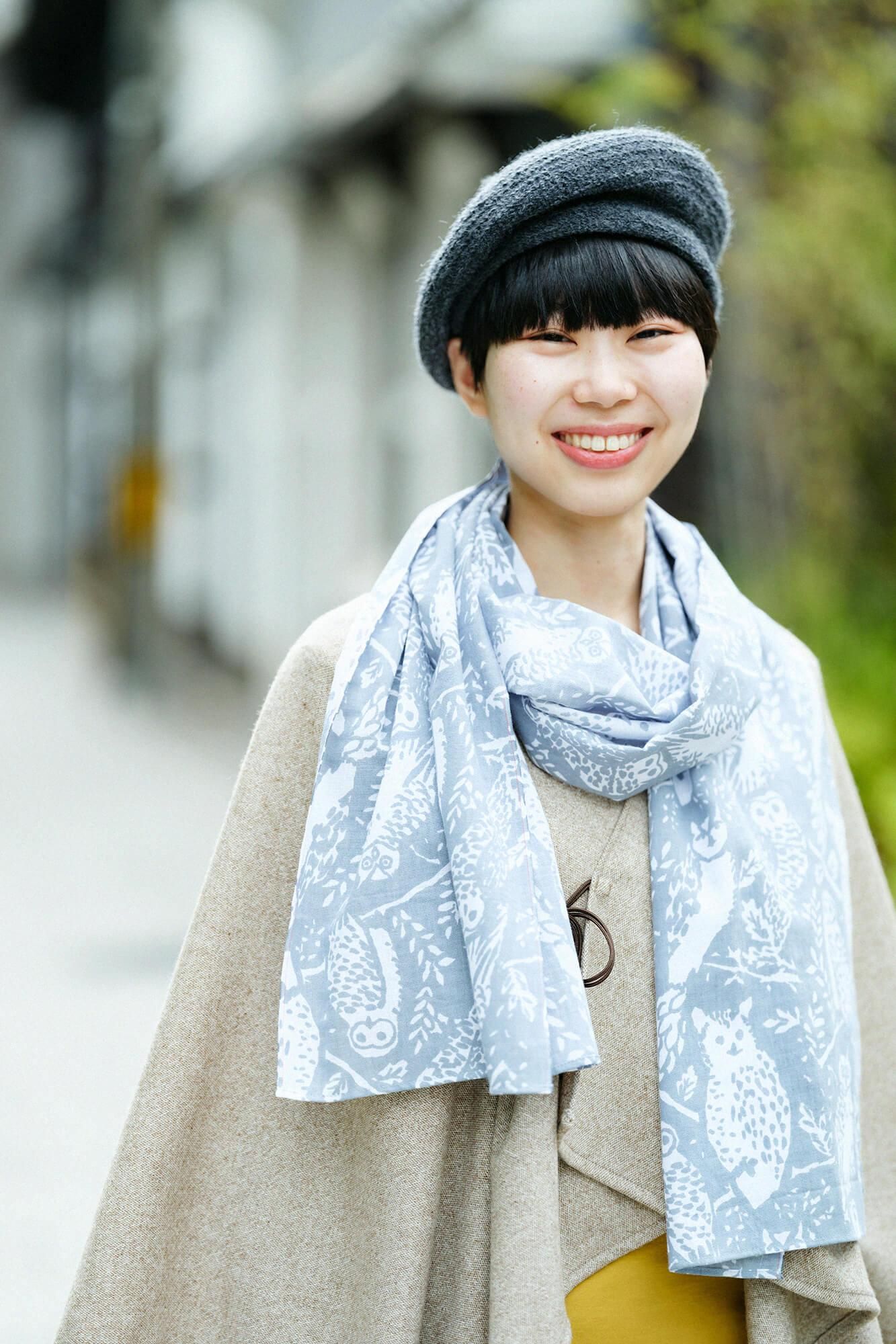 Isemomen Cotton Scarf / Life in the Forest