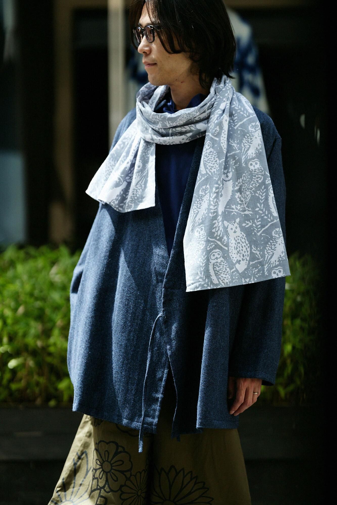 Isemomen Cotton Scarf / Life in the Forest