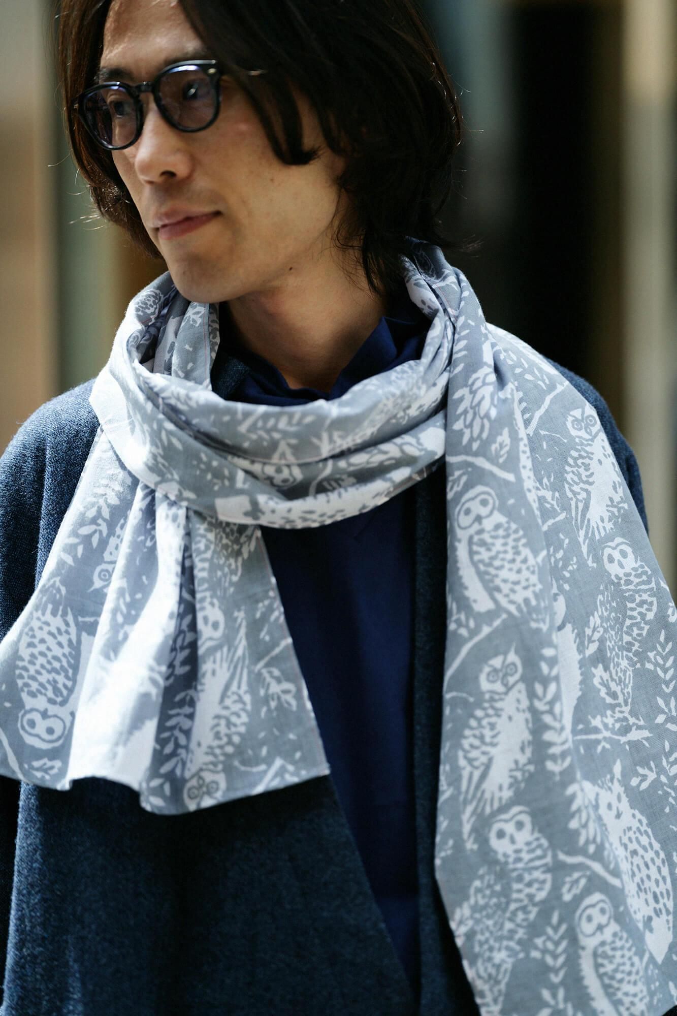 Isemomen Cotton Scarf / Life in the Forest