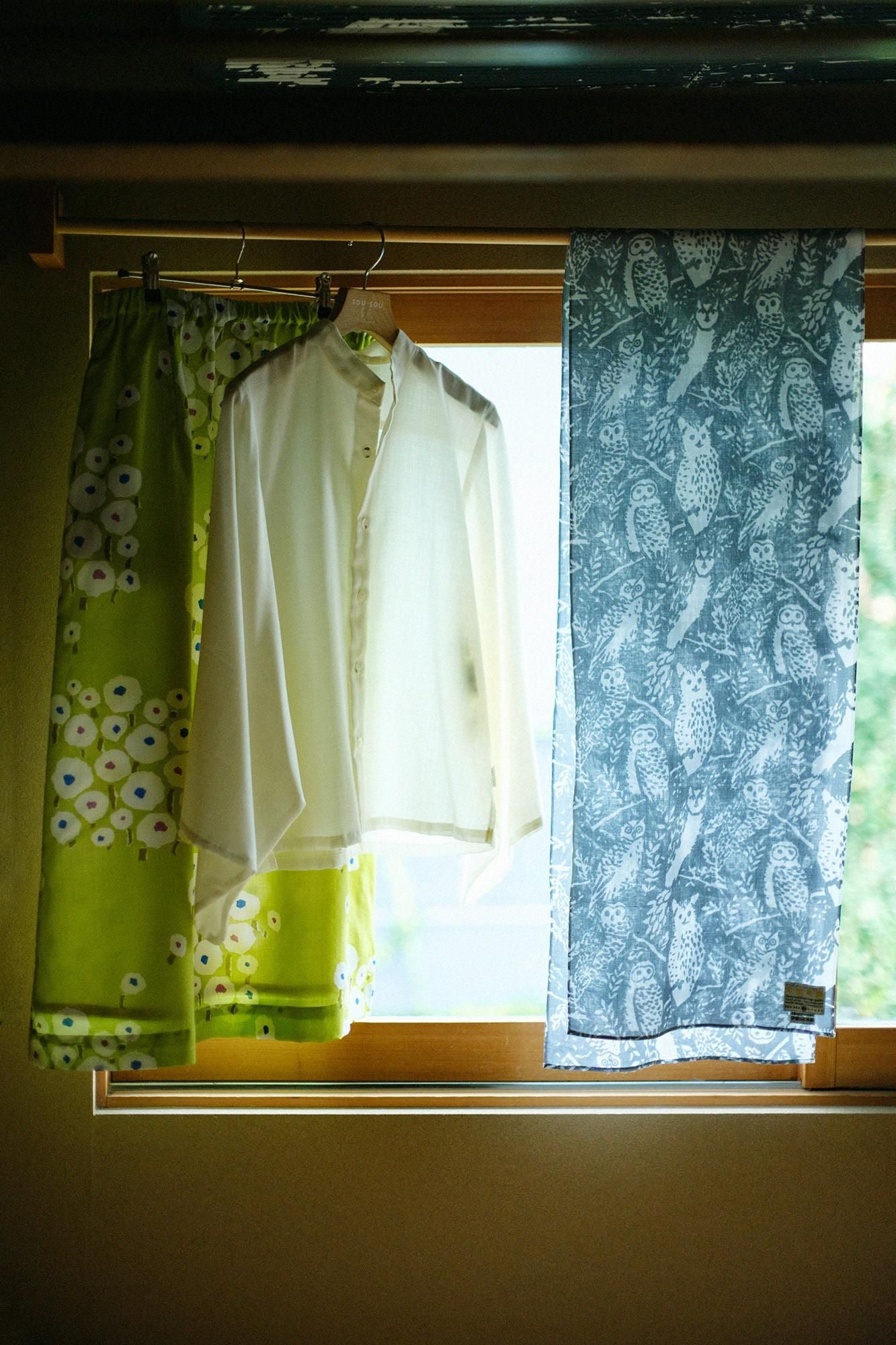 Isemomen Cotton Scarf / Life in the Forest