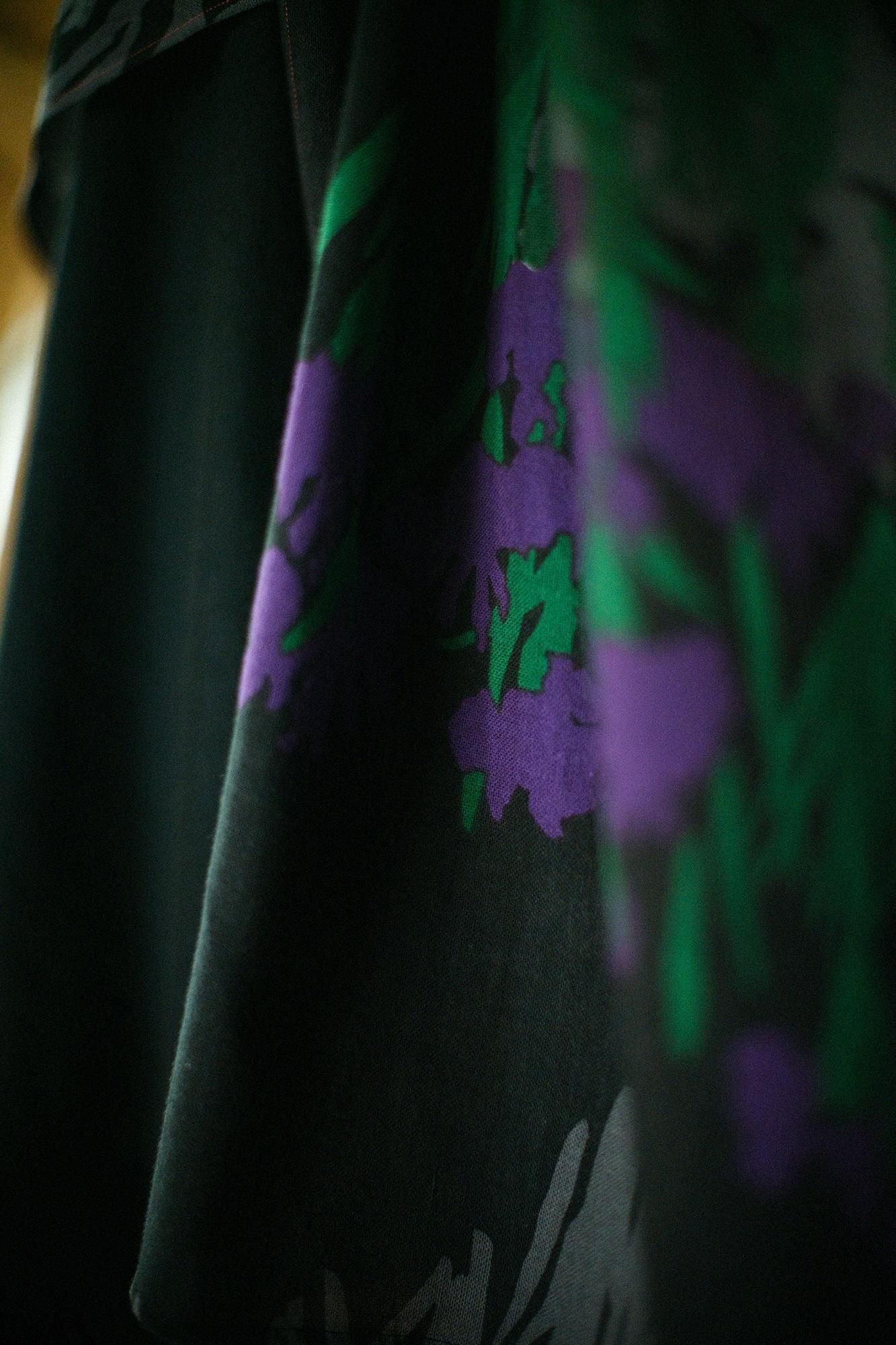 伊勢木綿 くびまき／光琳（こうりん） 燕子花図屏風（かきつばたずびょうぶ） 写し（うつし）