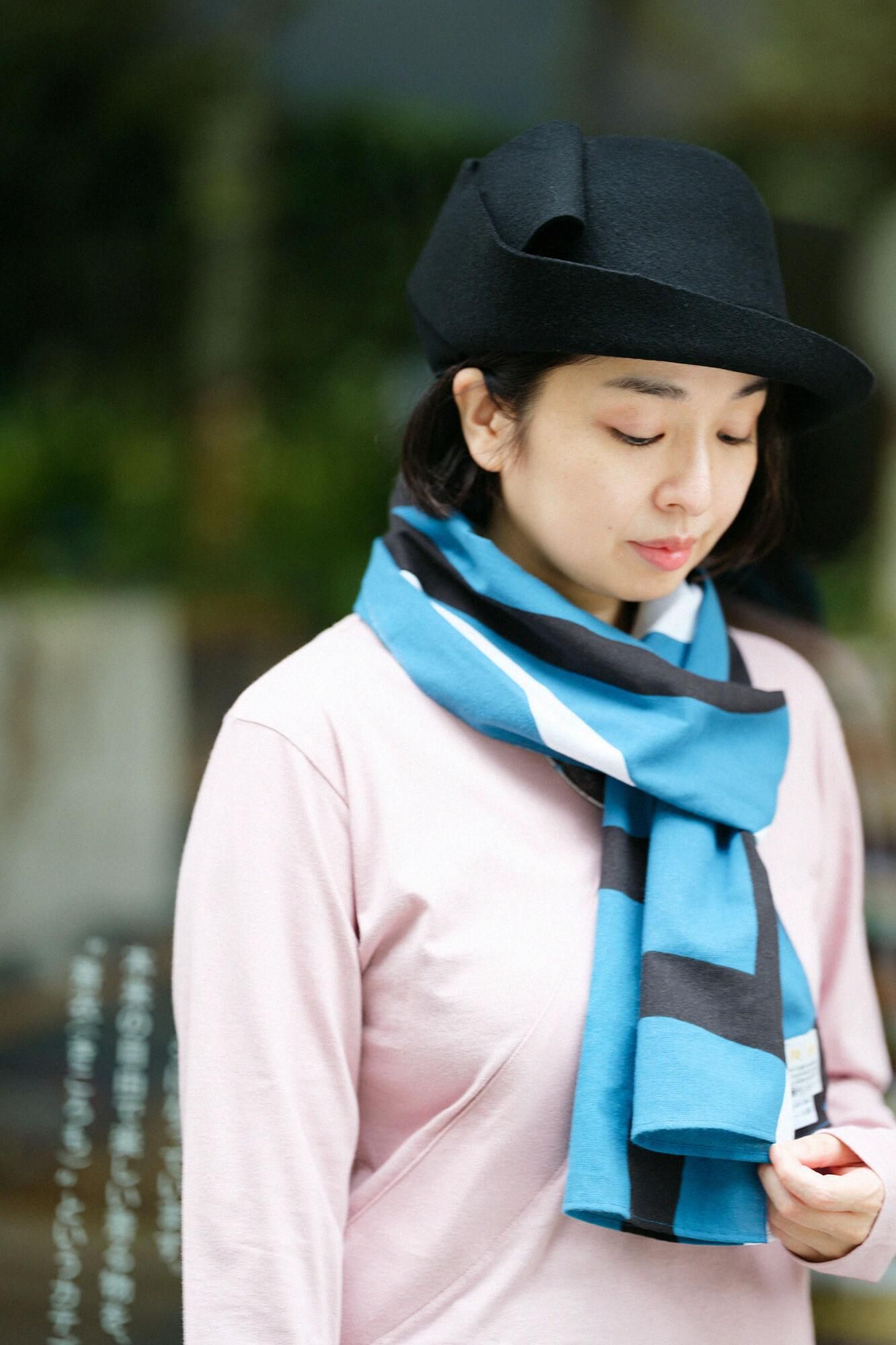 Isemomen Cotton Scarf / Waterfall