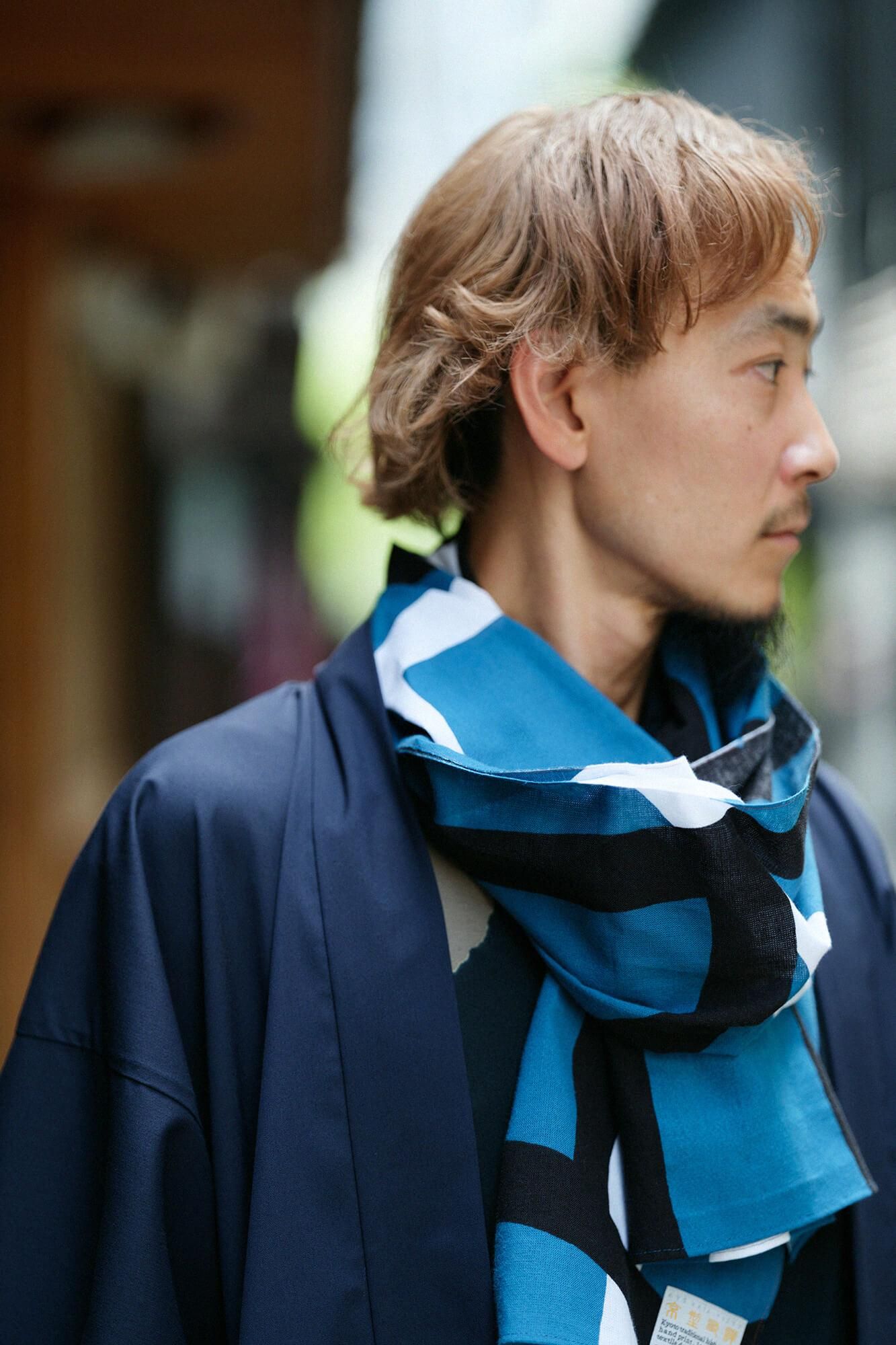 Isemomen Cotton Scarf / Waterfall