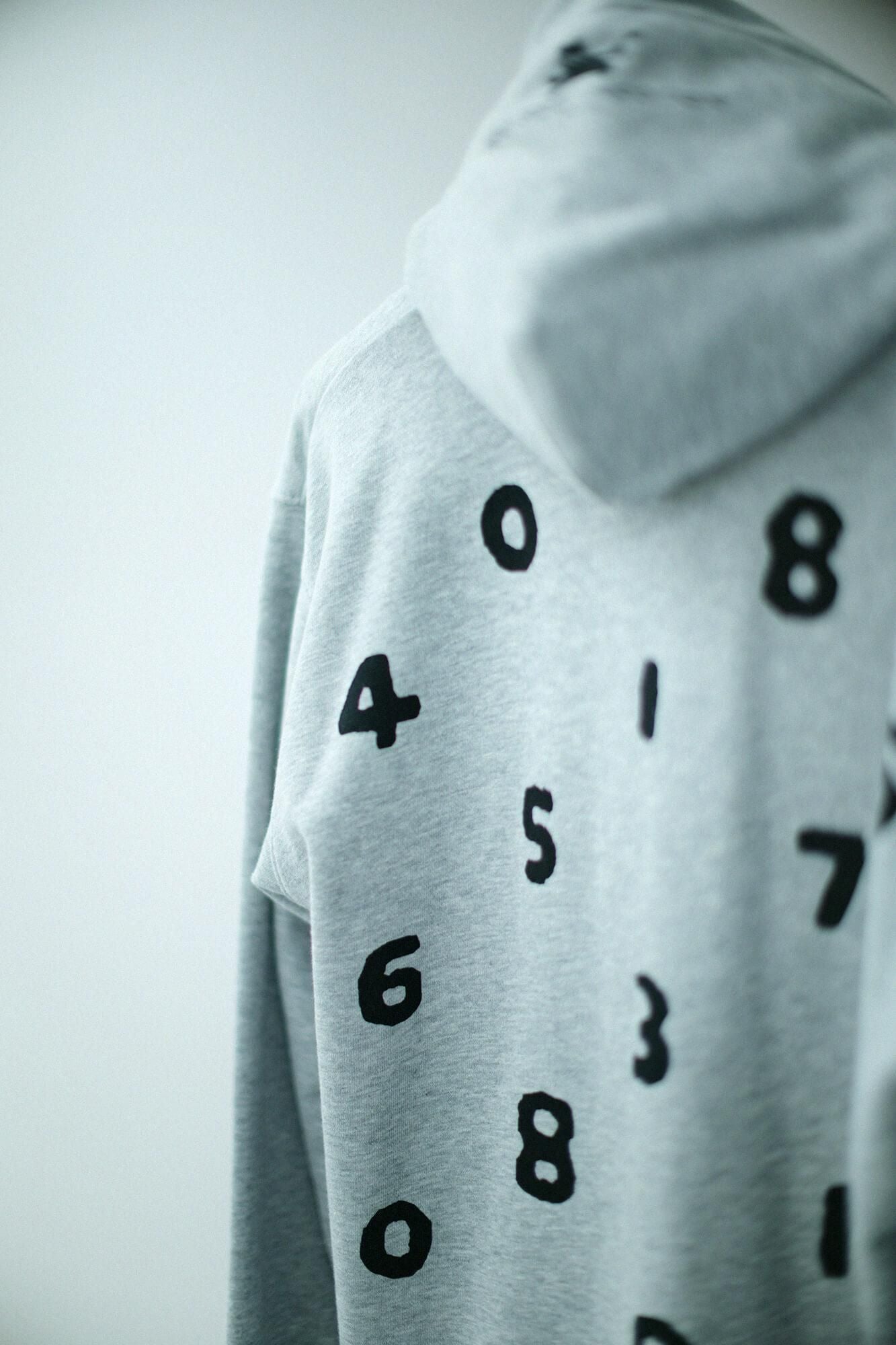 SO-SU-U十數deportare ZIP UP運動帽T [9.7]／混灰色