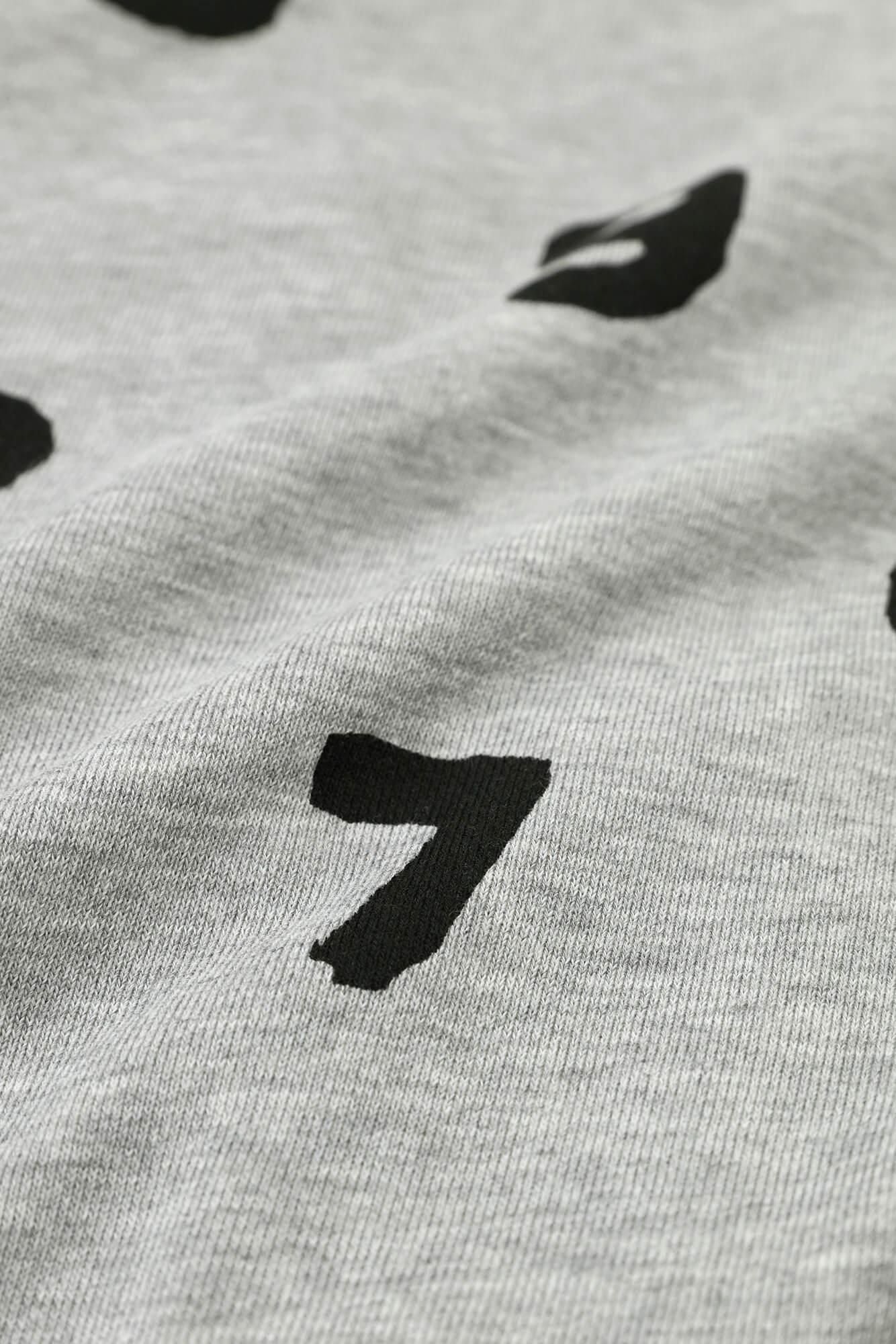 SO-SU-U十數deportare ZIP UP運動帽T [9.7]／混灰色