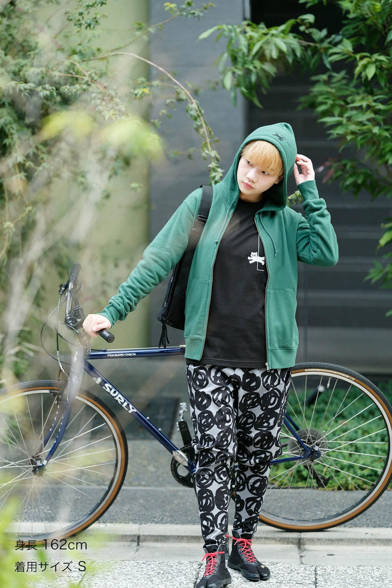 ZIP UP スウェットパーカー