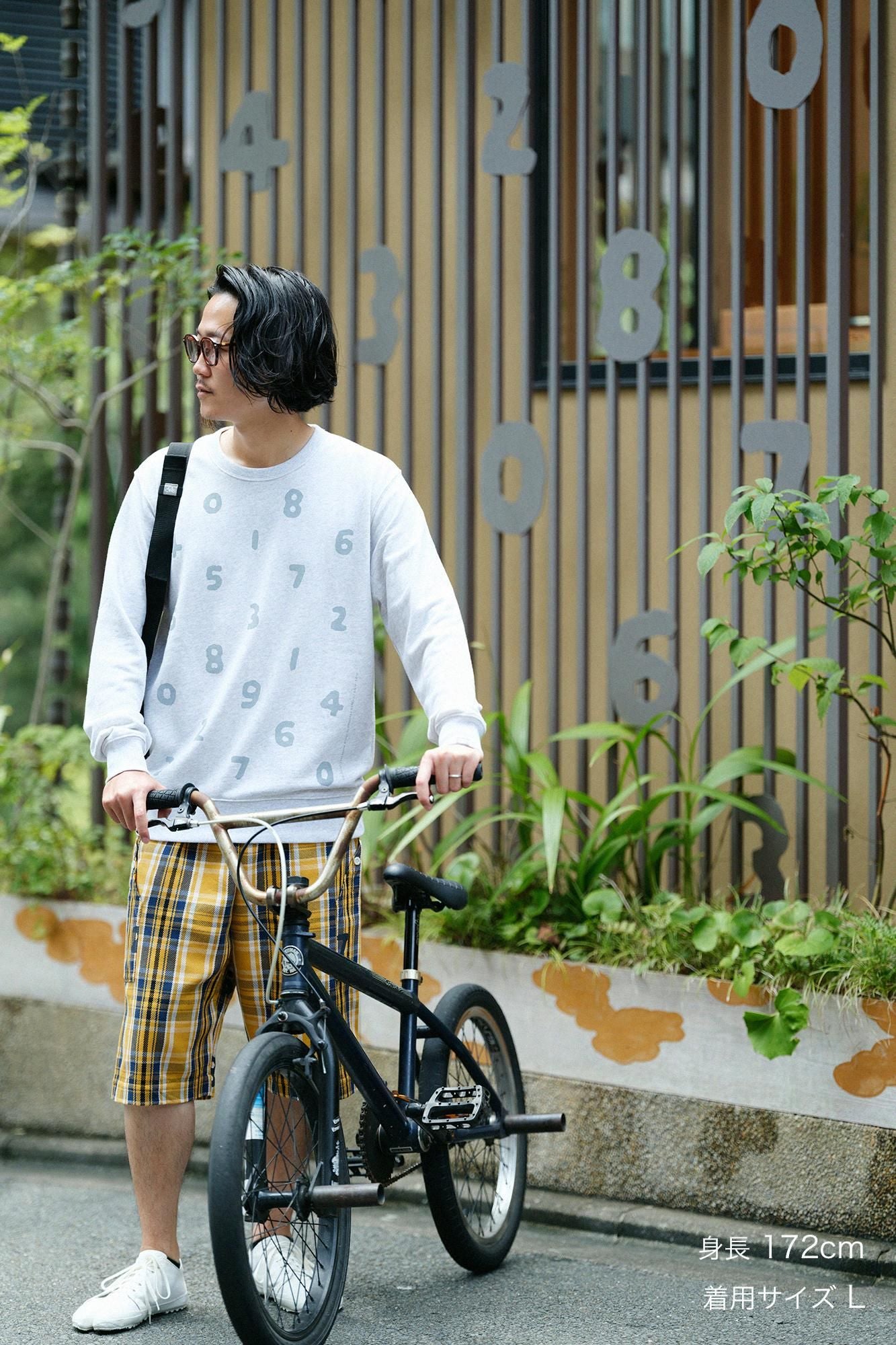 SO-SU-U 데포르타레 스웨트 셔츠 [8.4]/헤더 아이보리