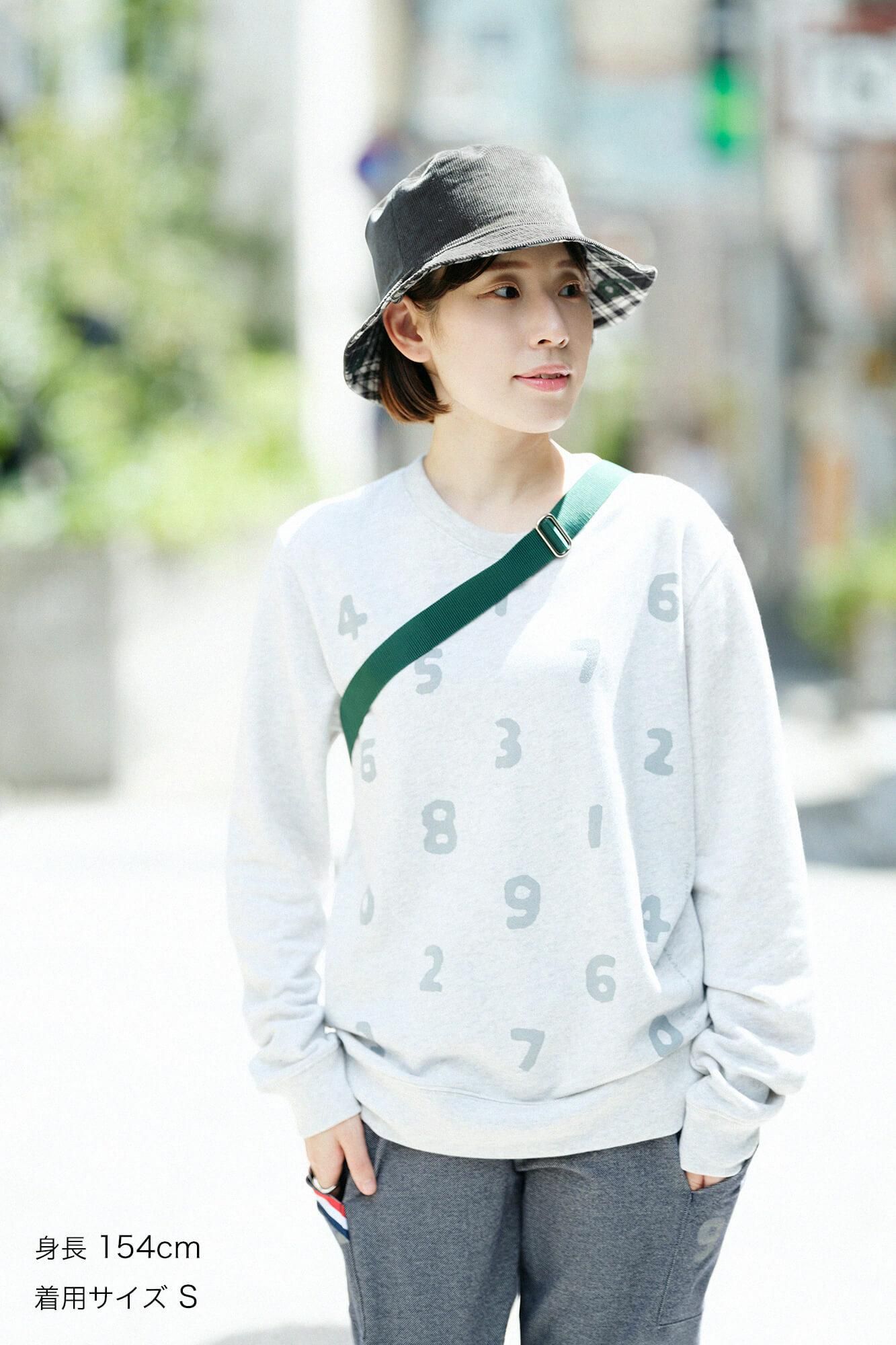 SO-SU-U 데포르타레 스웨트 셔츠 [8.4]/헤더 아이보리