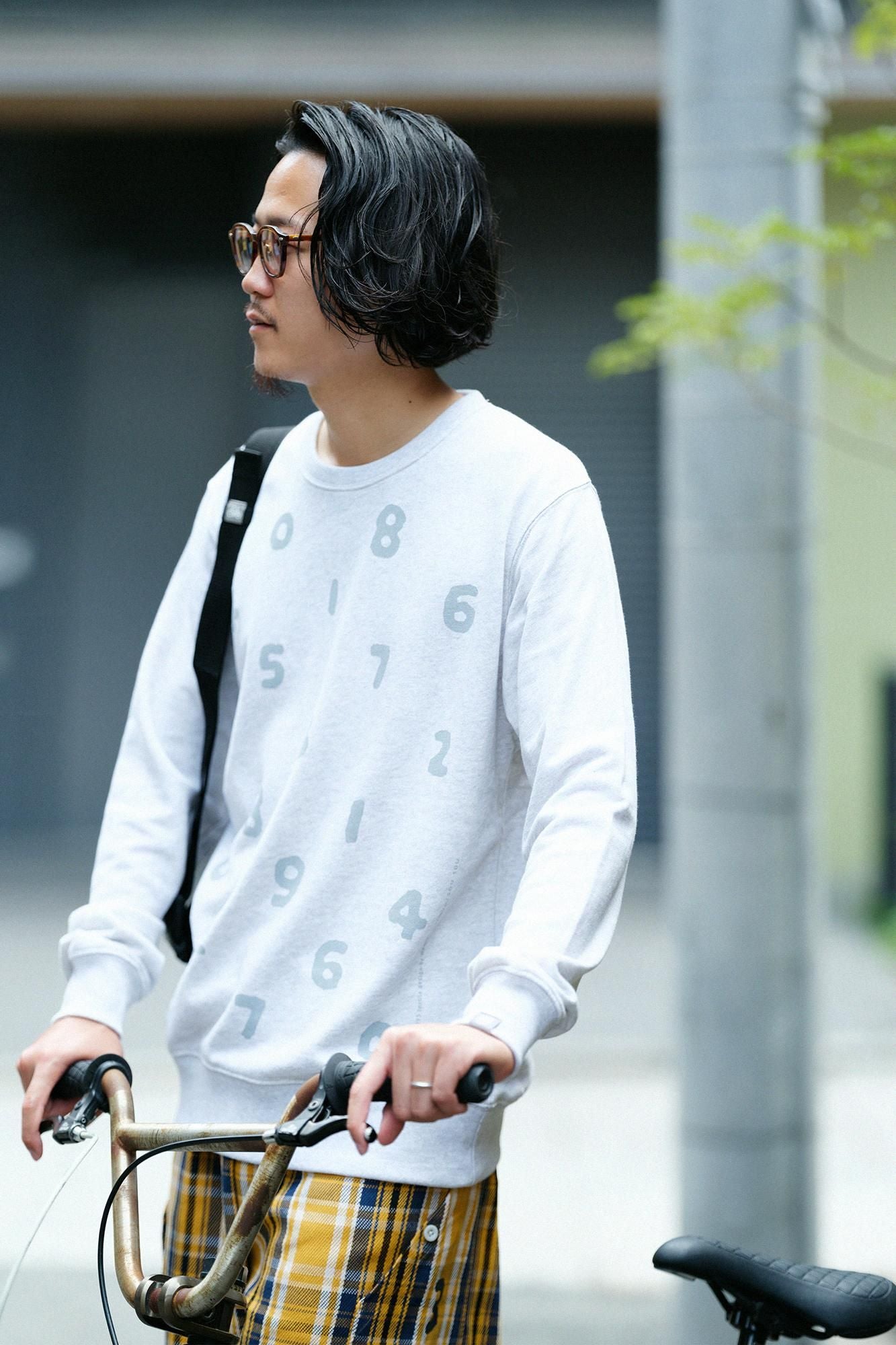 SO-SU-U 데포르타레 스웨트 셔츠 [8.4]/헤더 아이보리