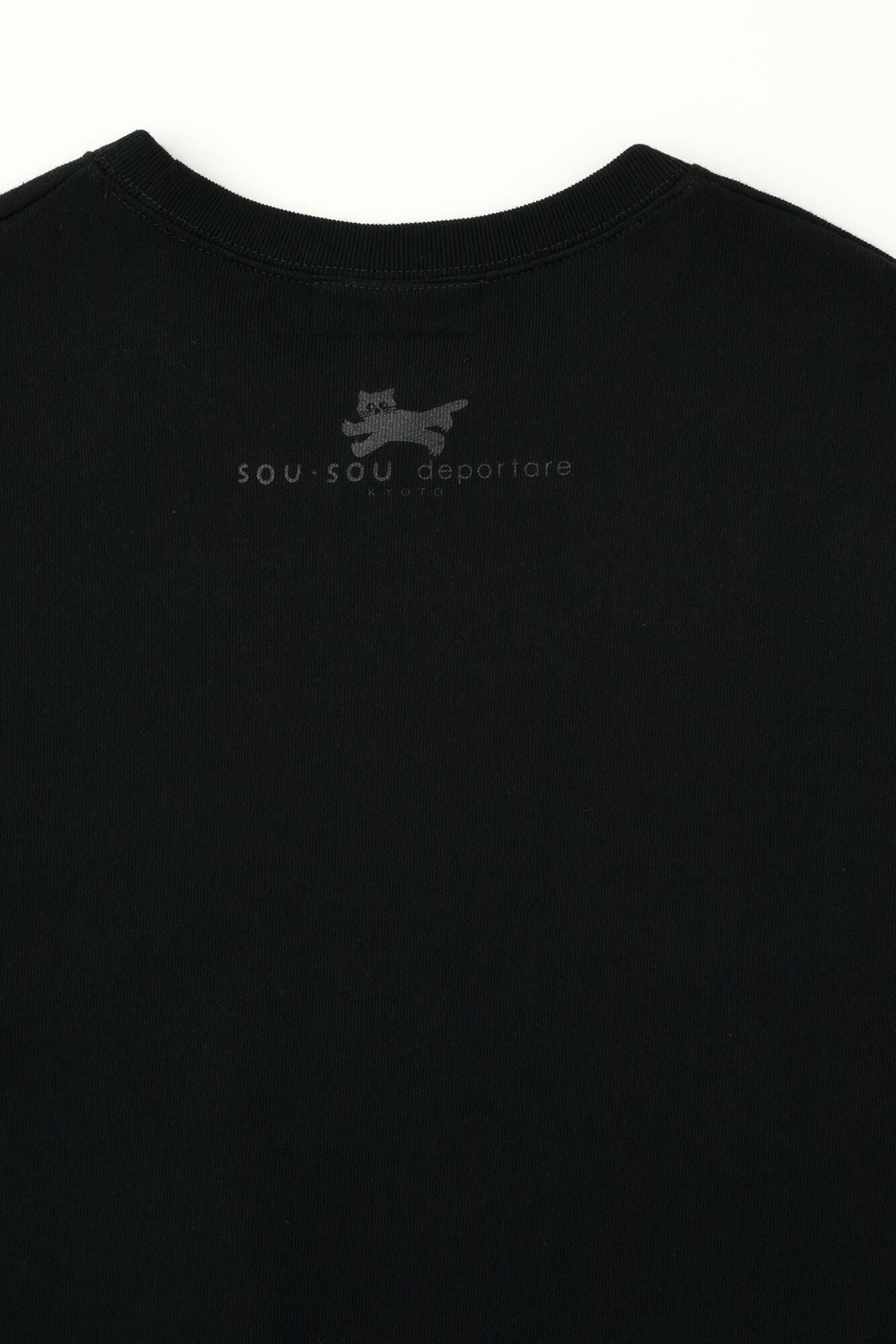 SO-SU-U Deportale运动衫[8.4]/黑色X黑色