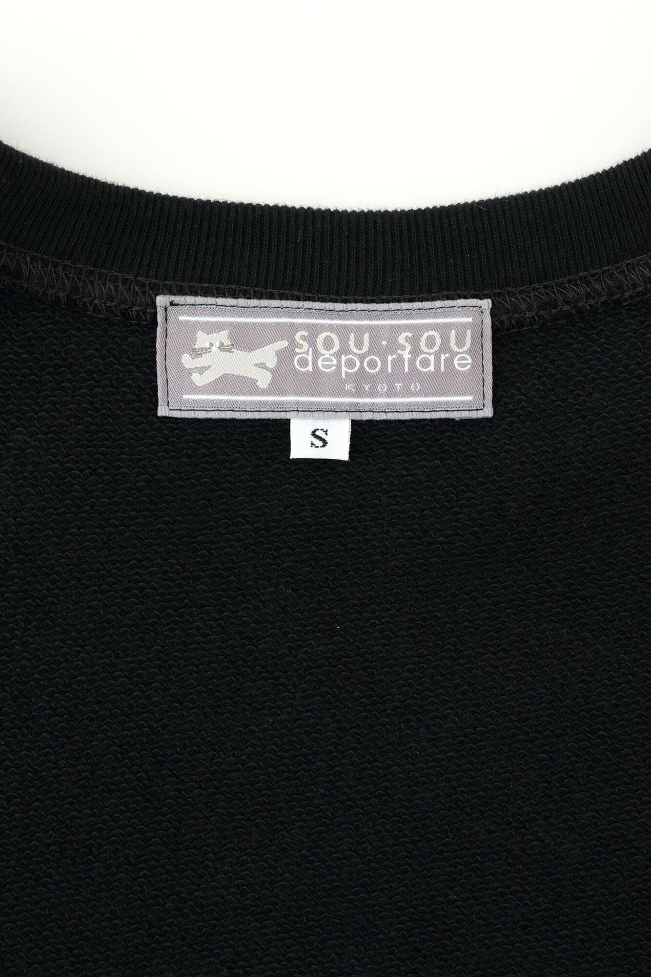 SO-SU-U Deportale运动衫[8.4]/黑色X黑色