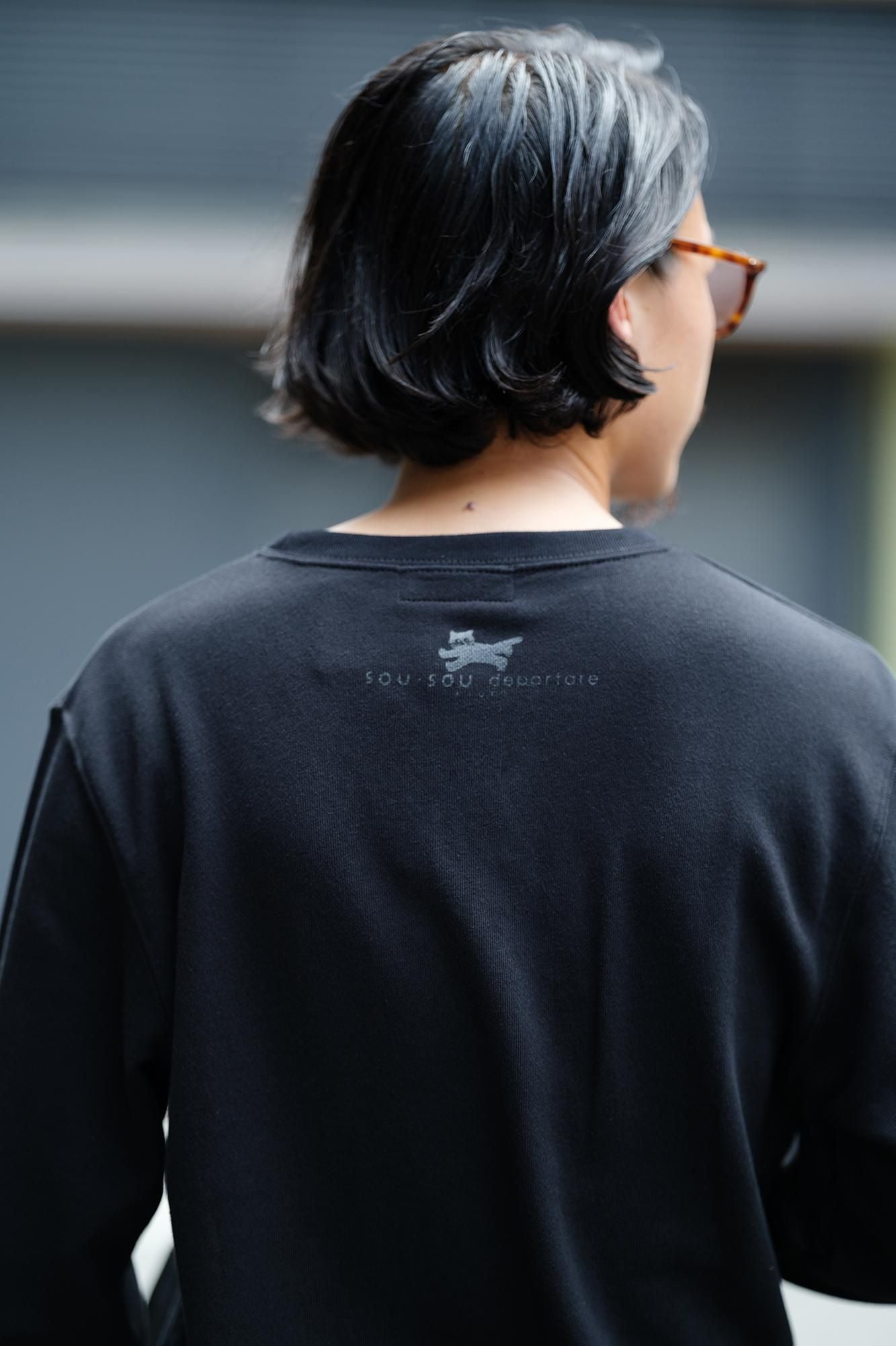 SO-SU-U Deportale运动衫[8.4]/黑色X黑色