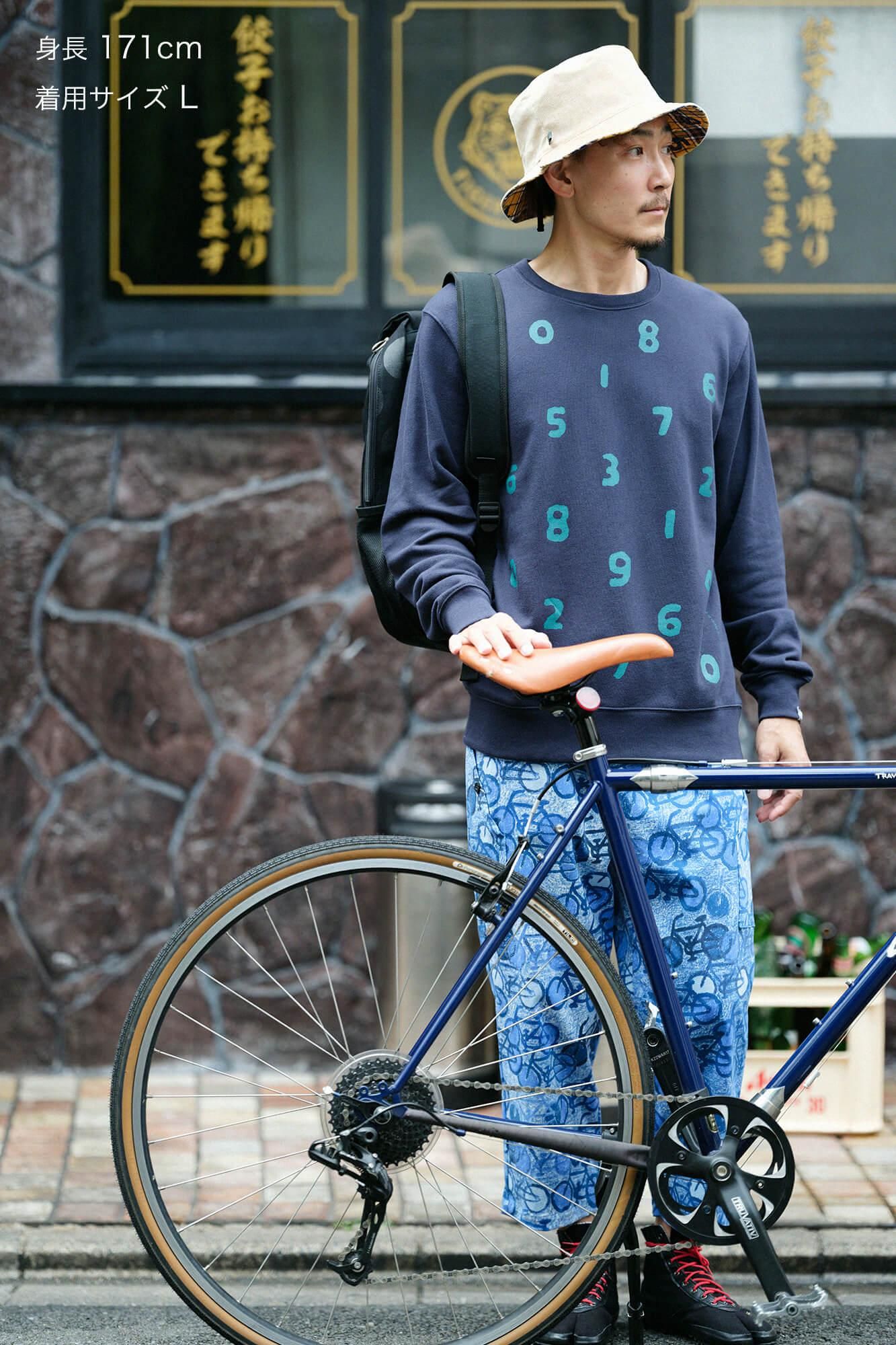 SO-SU-U 데포르타레 스웨트 셔츠 [8.4]/해군