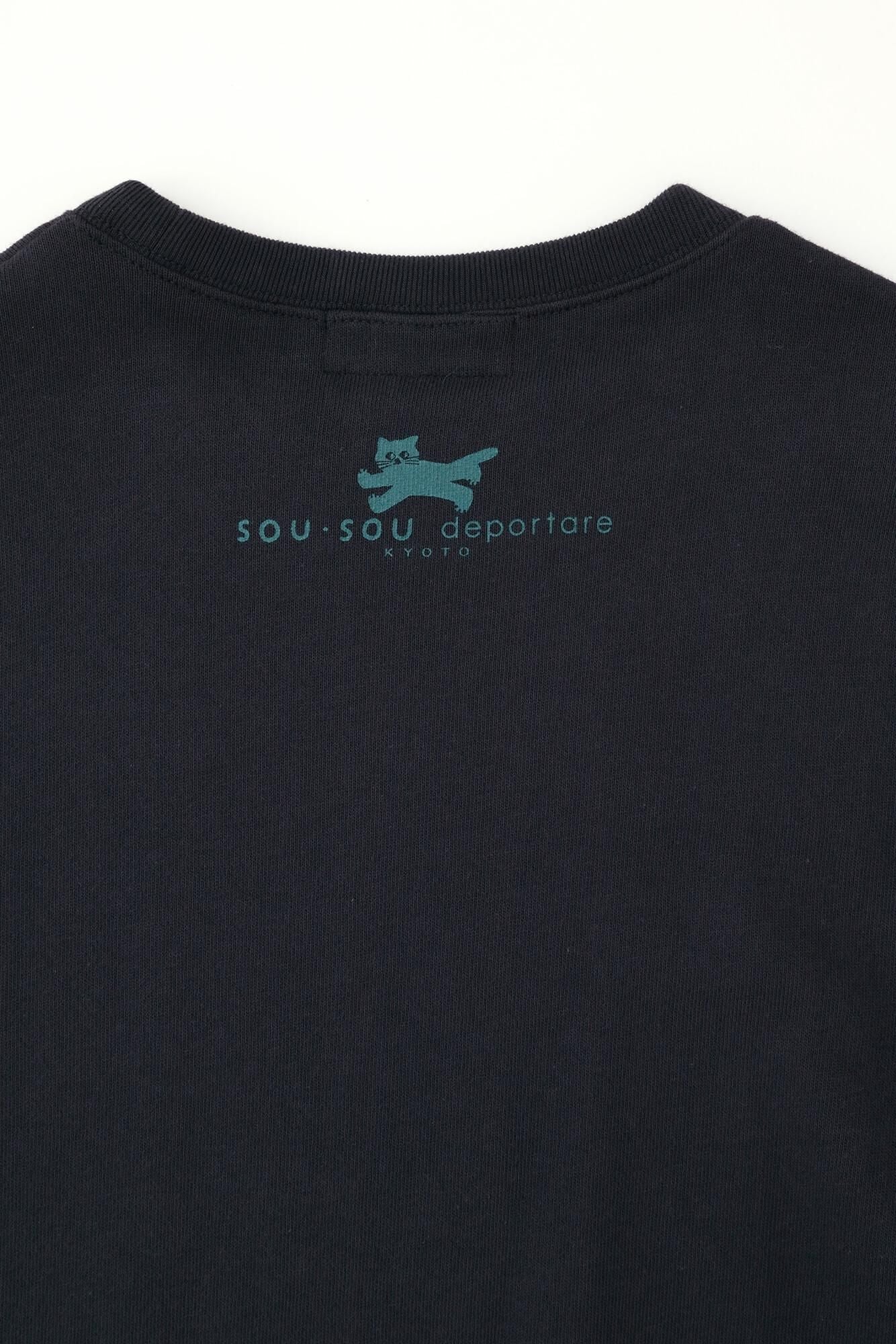 SO-SU-U 데포르타레 스웨트 셔츠 [8.4]/해군