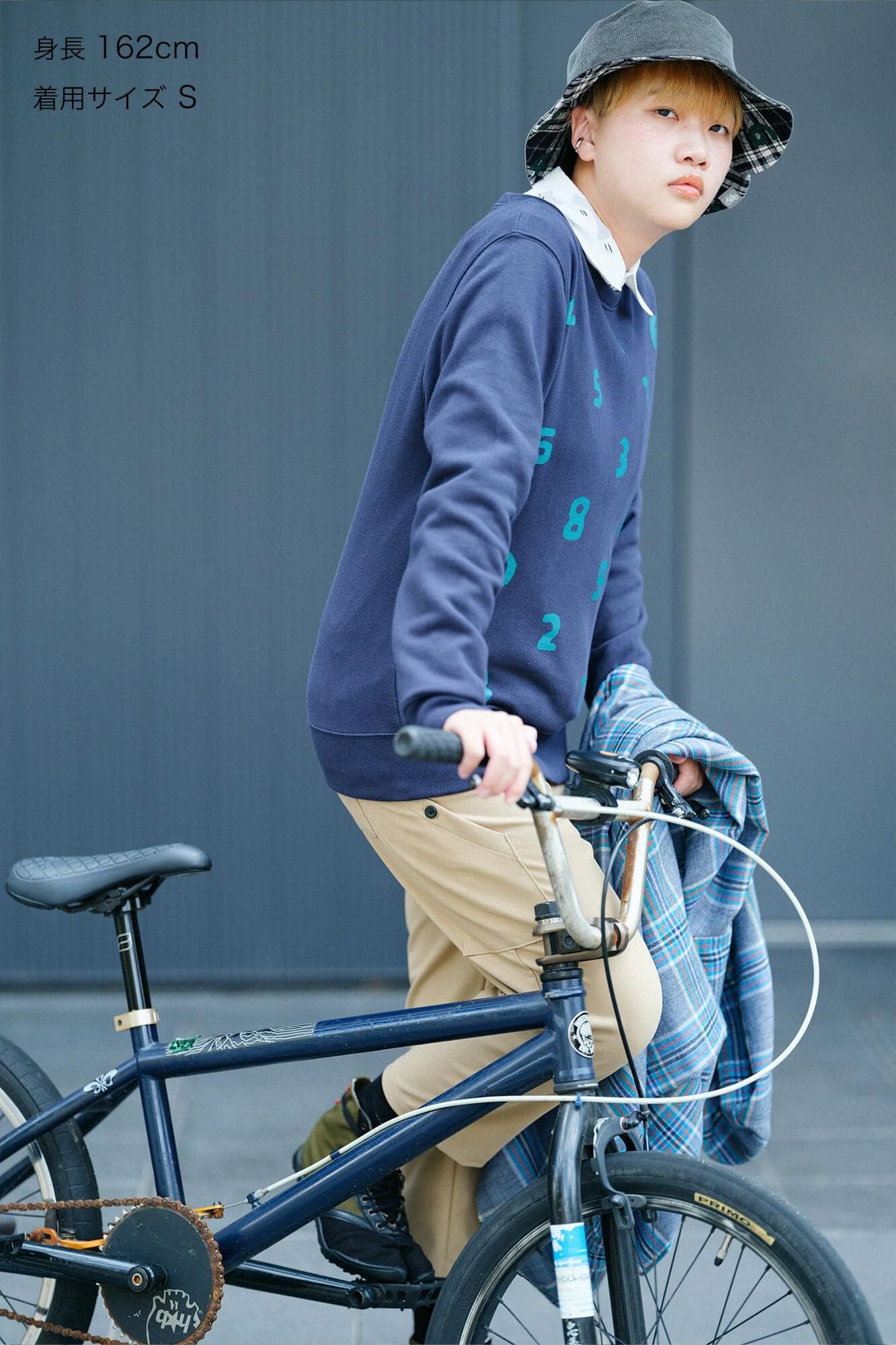 SO-SU-U 데포르타레 스웨트 셔츠 [8.4]/해군