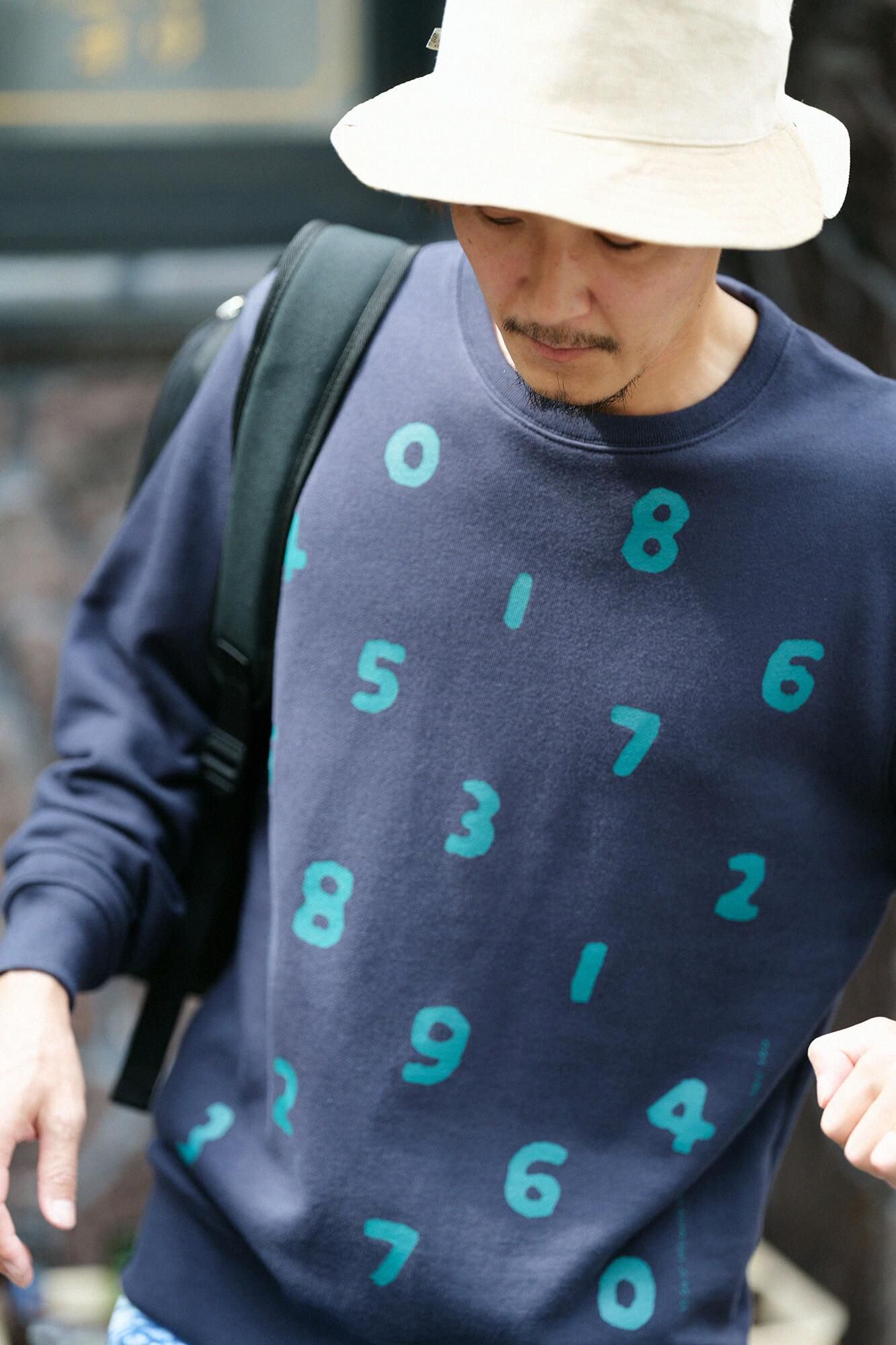 SO-SU-U 데포르타레 스웨트 셔츠 [8.4]/해군