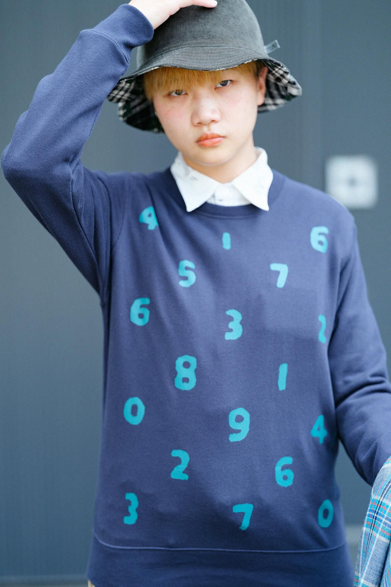 SO-SU-U 데포르타레 스웨트 셔츠 [8.4]/해군