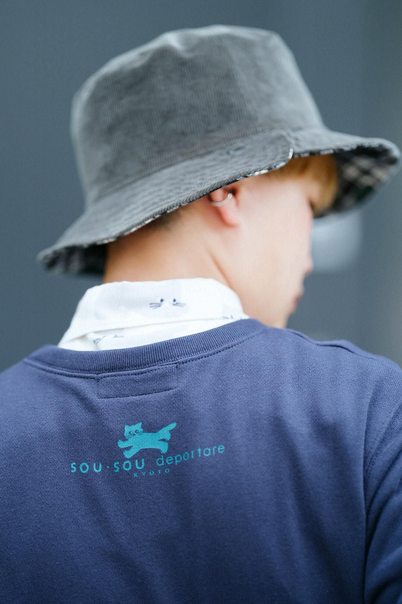 SO-SU-U 데포르타레 스웨트 셔츠 [8.4]/해군