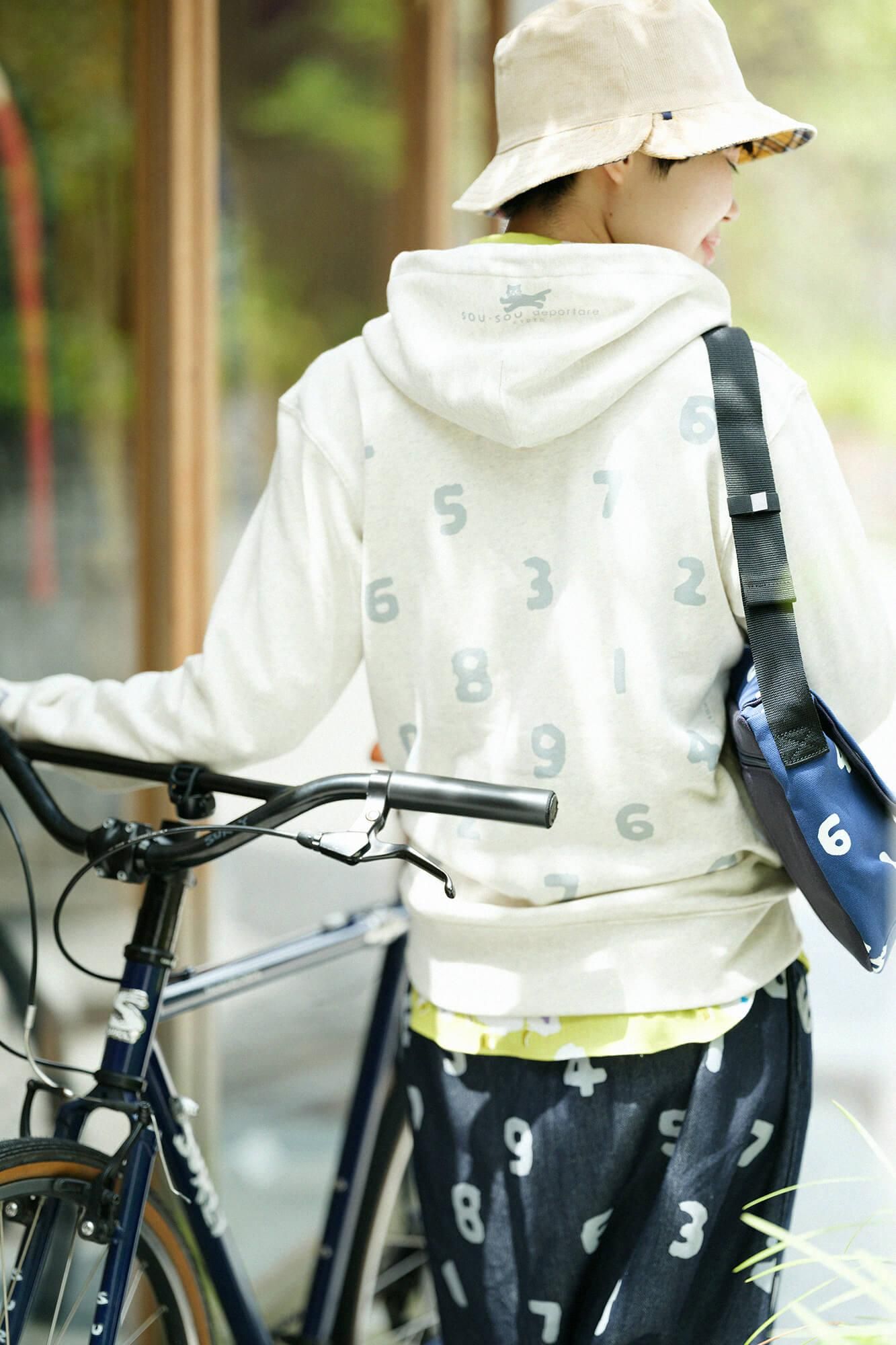 So-Su-U Deportale运动衫连帽衫[9.7]/Heather Ivory