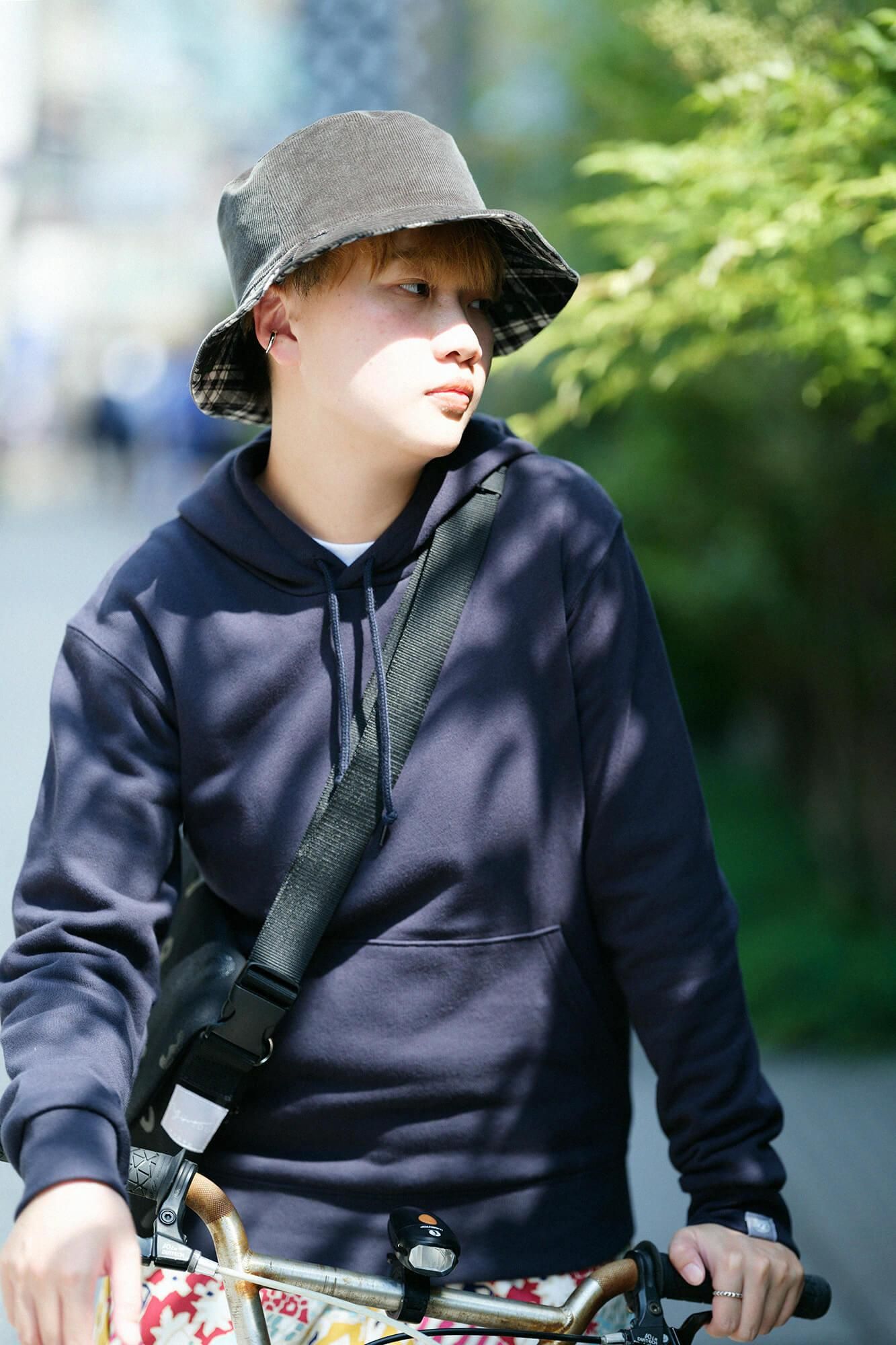 So-Su-U Deportale运动衫连帽衫[9.7]/黑海军