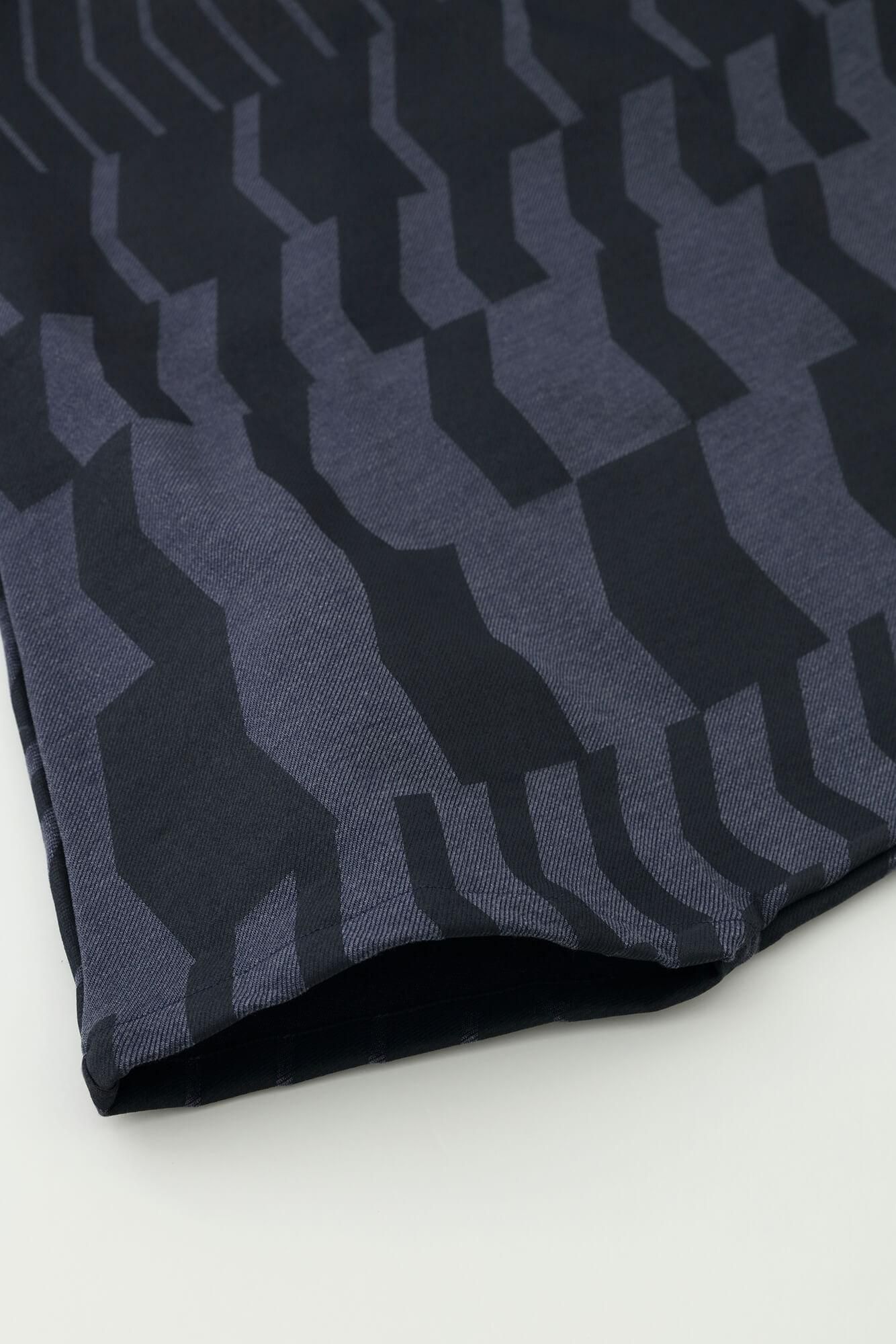 Soft Thermo(R)斜紋針織大文字山 飛鼠褲／漸段 灰藍色