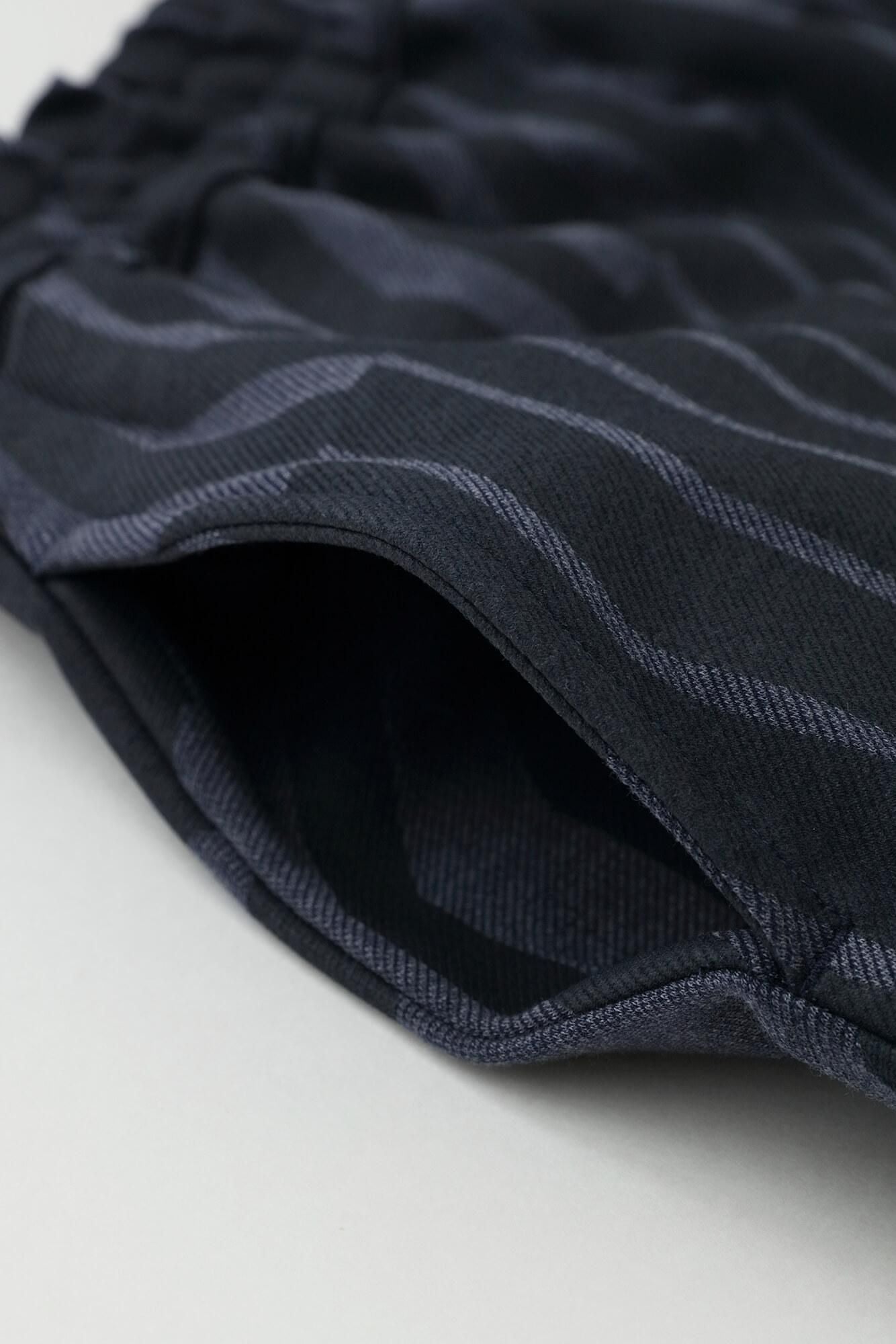 Soft Thermo(R)斜紋針織大文字山 飛鼠褲／漸段 灰藍色