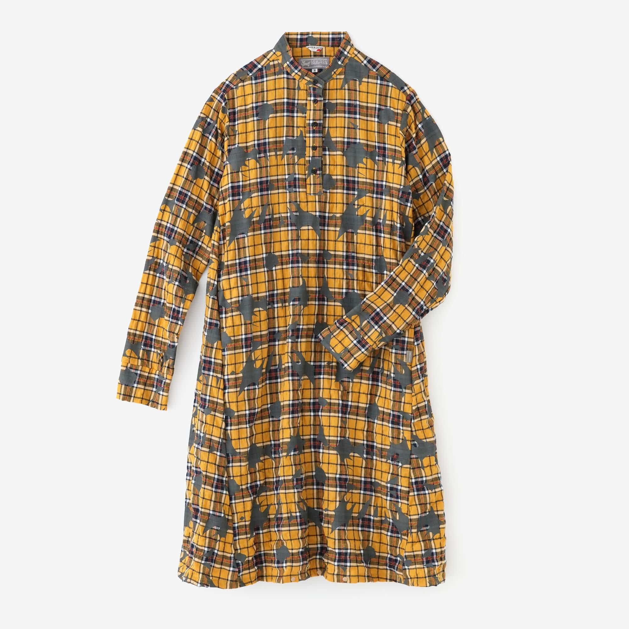 Herringbone Check H.N.BIKE One-piece Dress／Oraka