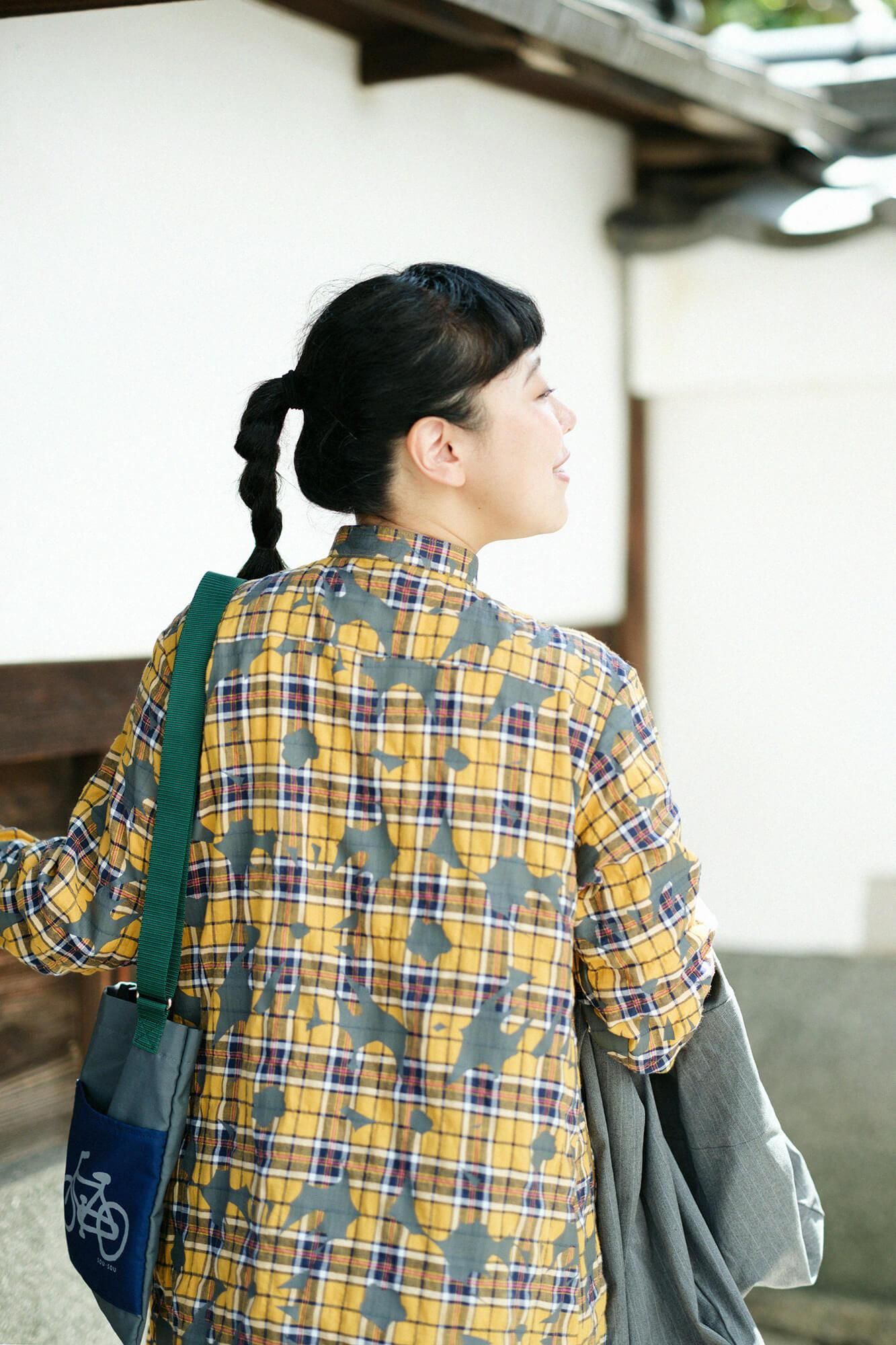 人字节检查H.N.骑自行车连衣裙/ohreka