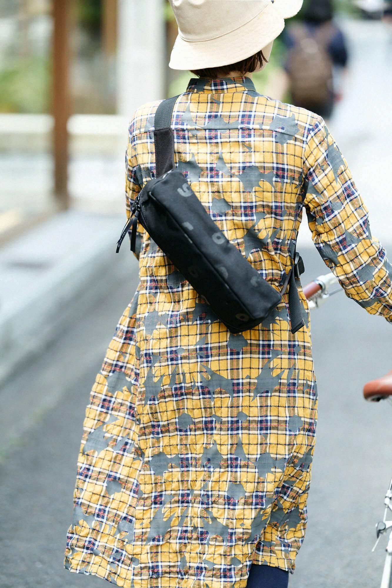 人字节检查H.N.骑自行车连衣裙/ohreka