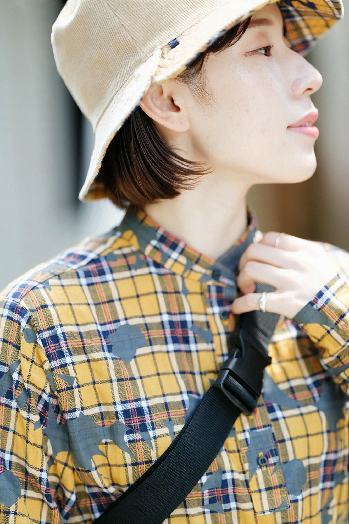 人字节检查H.N.骑自行车连衣裙/ohreka