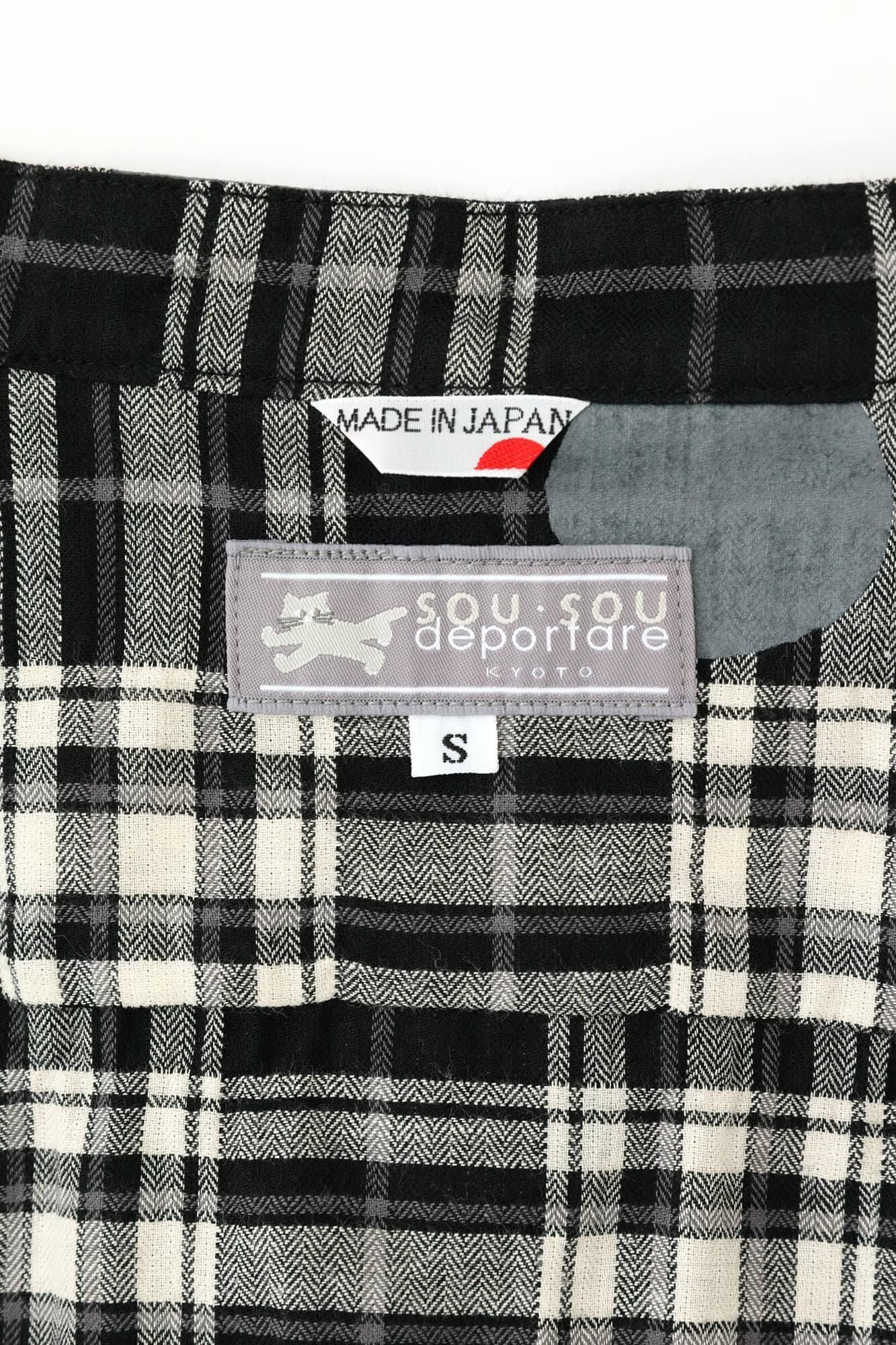 人字形織格紋H.N.BIKE連身裙／圓點 間疏