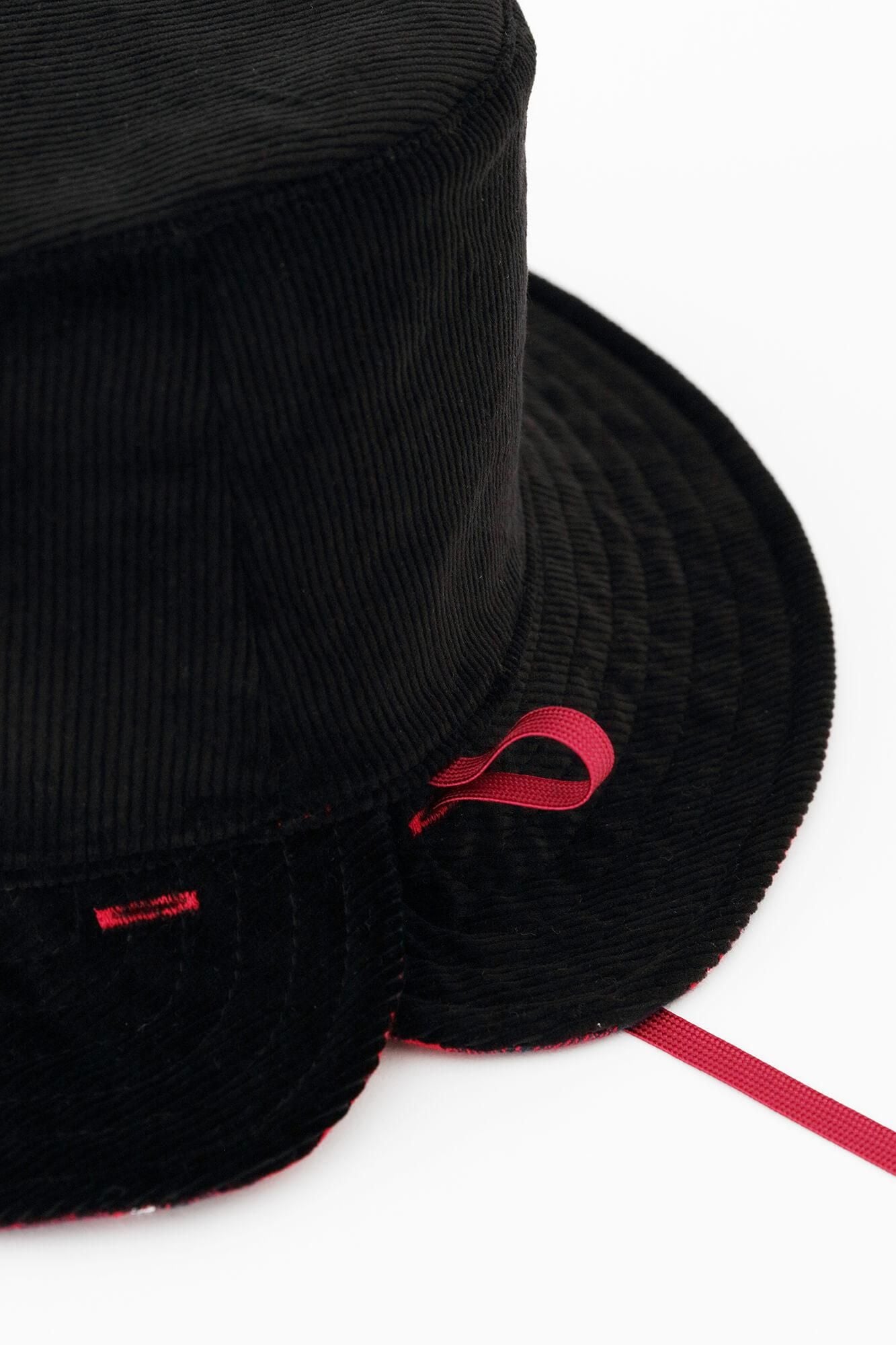 [net uniquement] CHAPEAU DE VÉLO réversible/Carreaux rouges x SO-SU-U