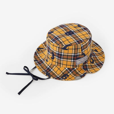 Chapeau de vélo réversible / chèque jaune x so-su-u