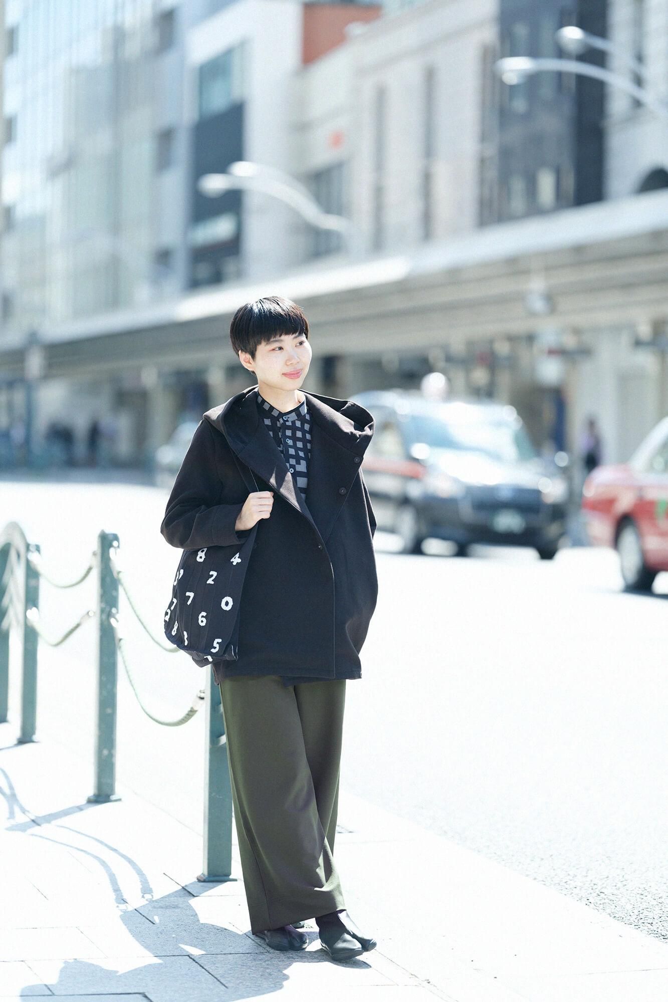 2WAY Stretch Twill Wide Pants / Olive Green