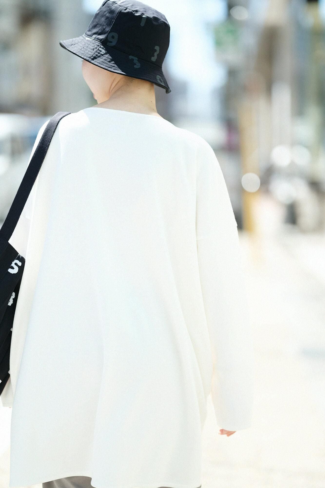 Poncho aus Wollmischung Roma L/S-Tunika mit U-Boot-Ausschnitt/Torinoko-Farbe (Torinoko-Farbe)