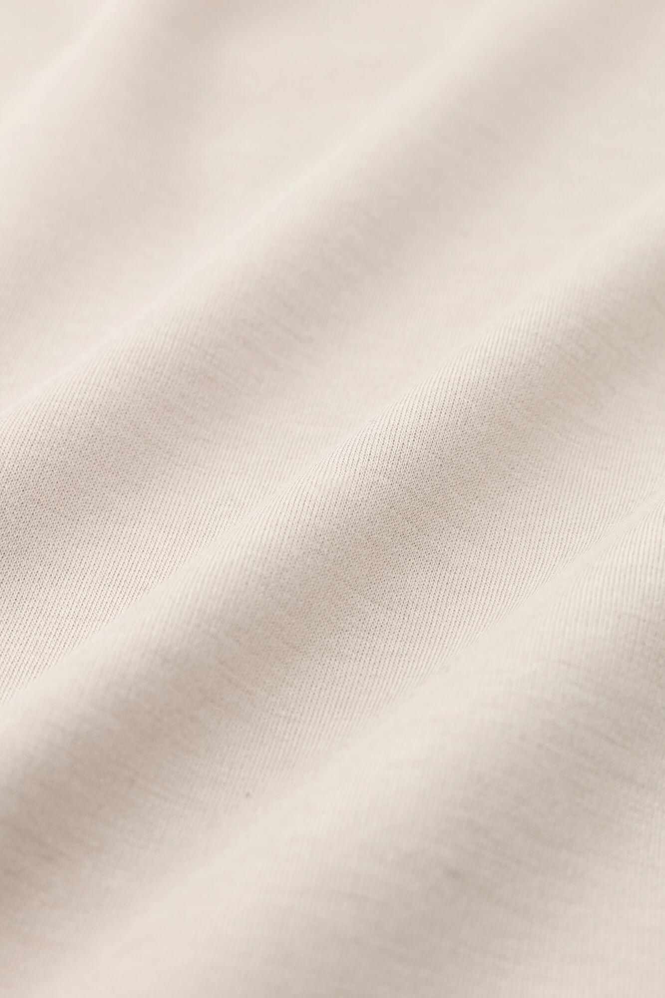 Pontiloma-L/A-Tunika mit U-Boot-Ausschnitt aus Wollmischung/Grauweiß