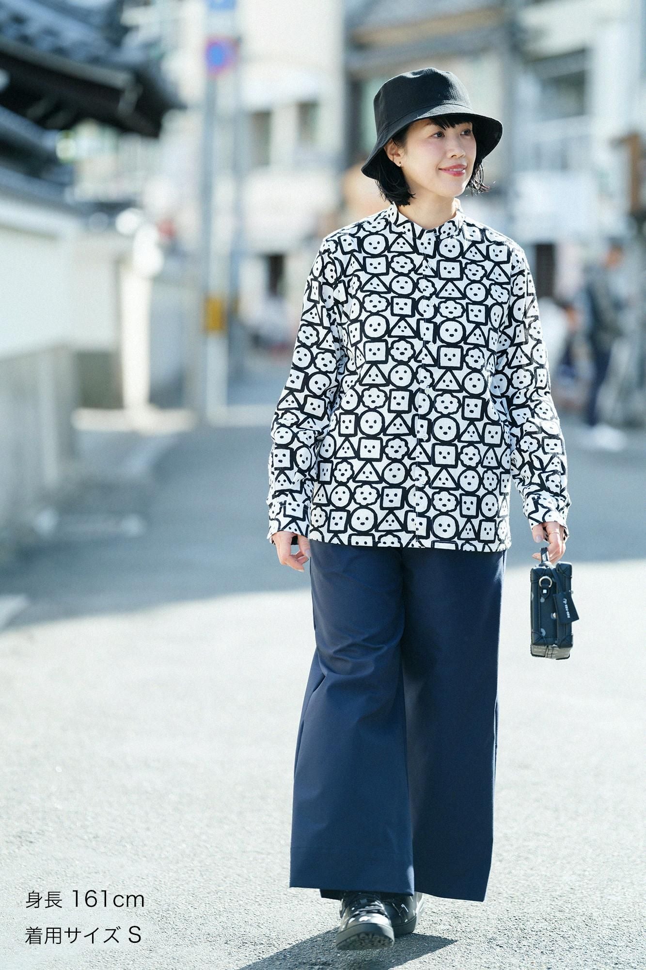 高島縮棉 20/20 立領長袖襯衫 sp／大家