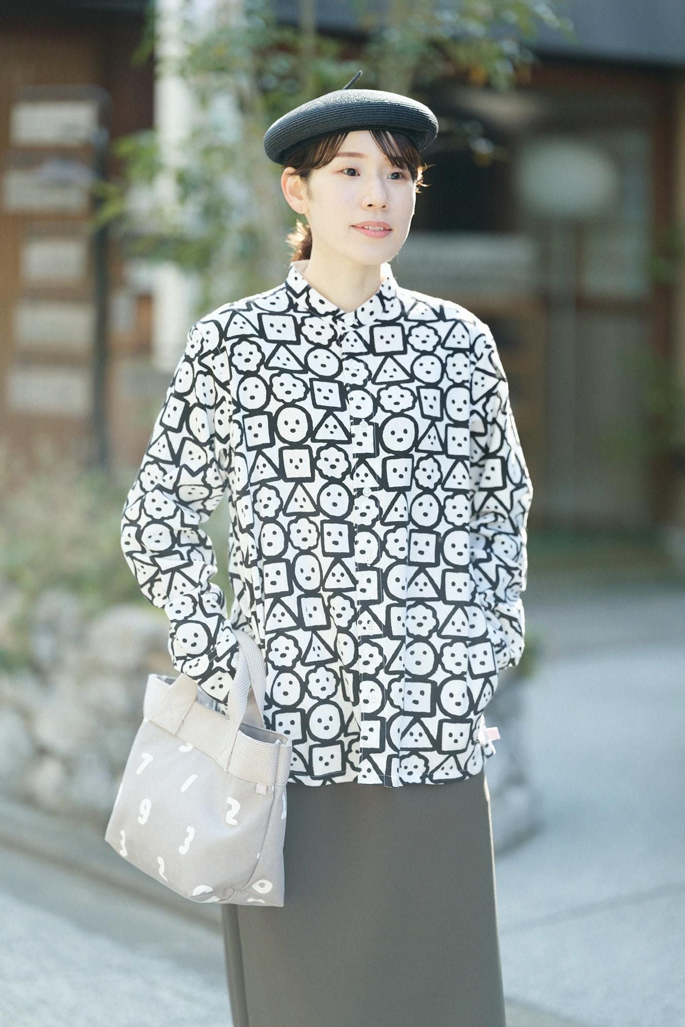 高島縮棉 20/20 立領長袖襯衫 sp／大家