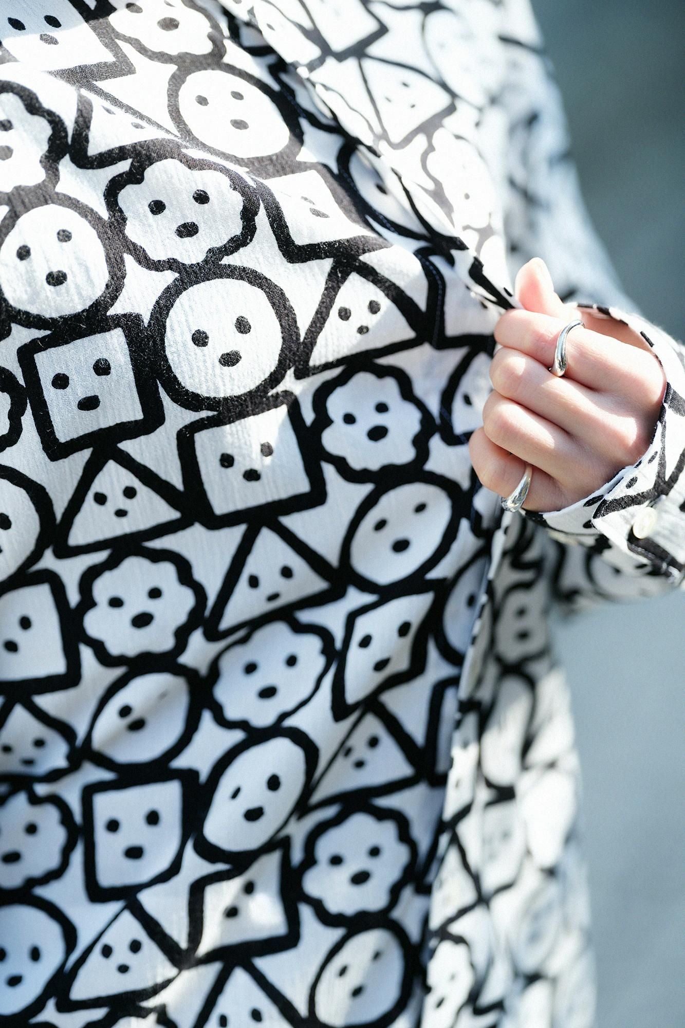 高島縮棉 20/20 立領長袖襯衫 sp／大家