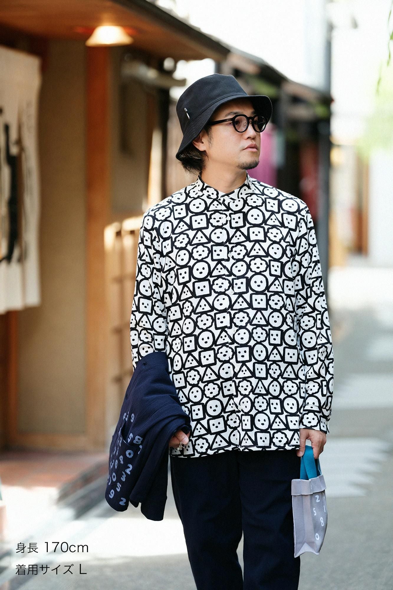 高島縮棉 20/20 立領長袖襯衫 sp／大家