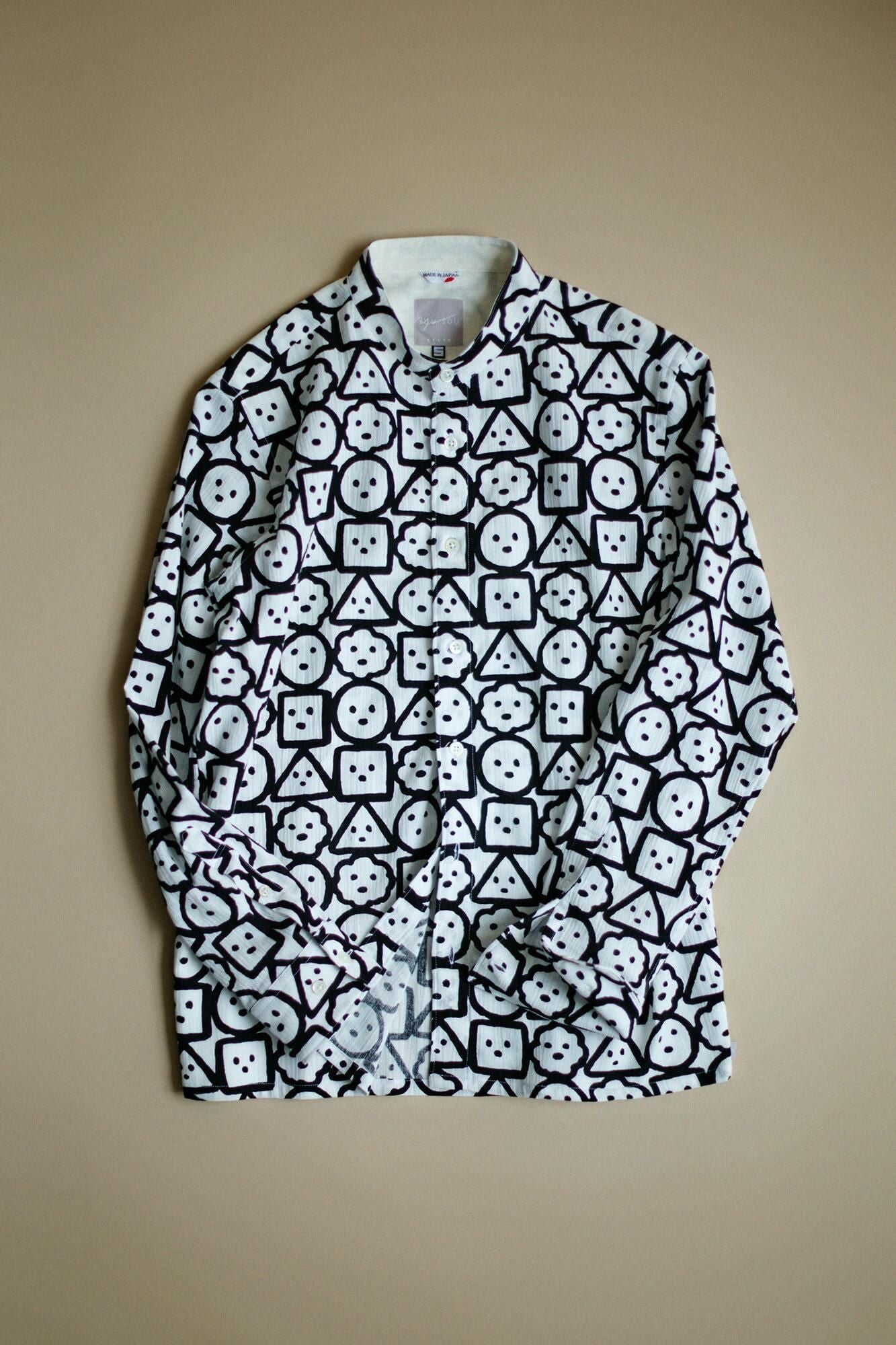 高島縮棉 20/20 立領長袖襯衫 sp／大家