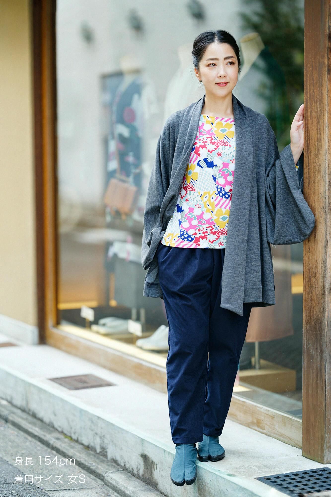 [仅在网上发售] Shin Velveteen Nino Hida Thin Monpe/Shinkon