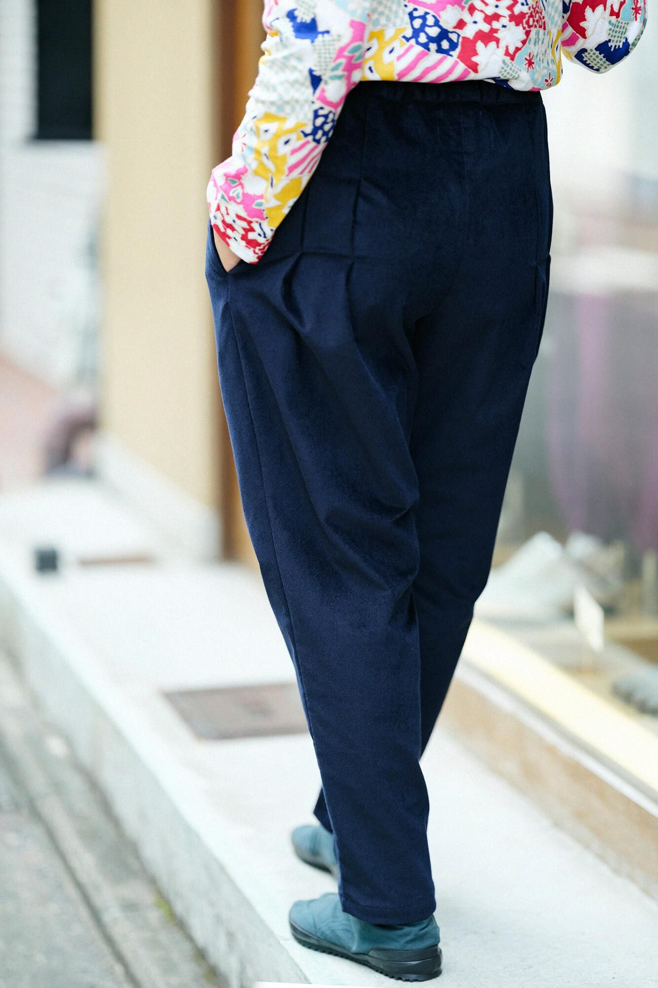 [仅在网上发售] Shin Velveteen Nino Hida Thin Monpe/Shinkon